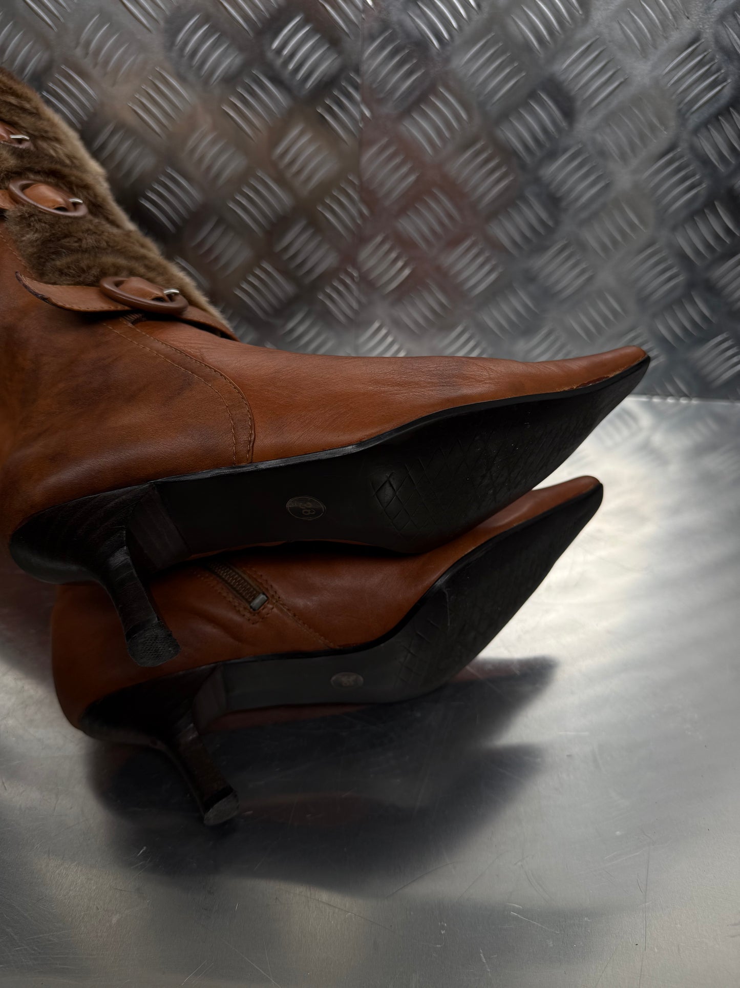 Vintage leather boots TWINKLING GLOBAL