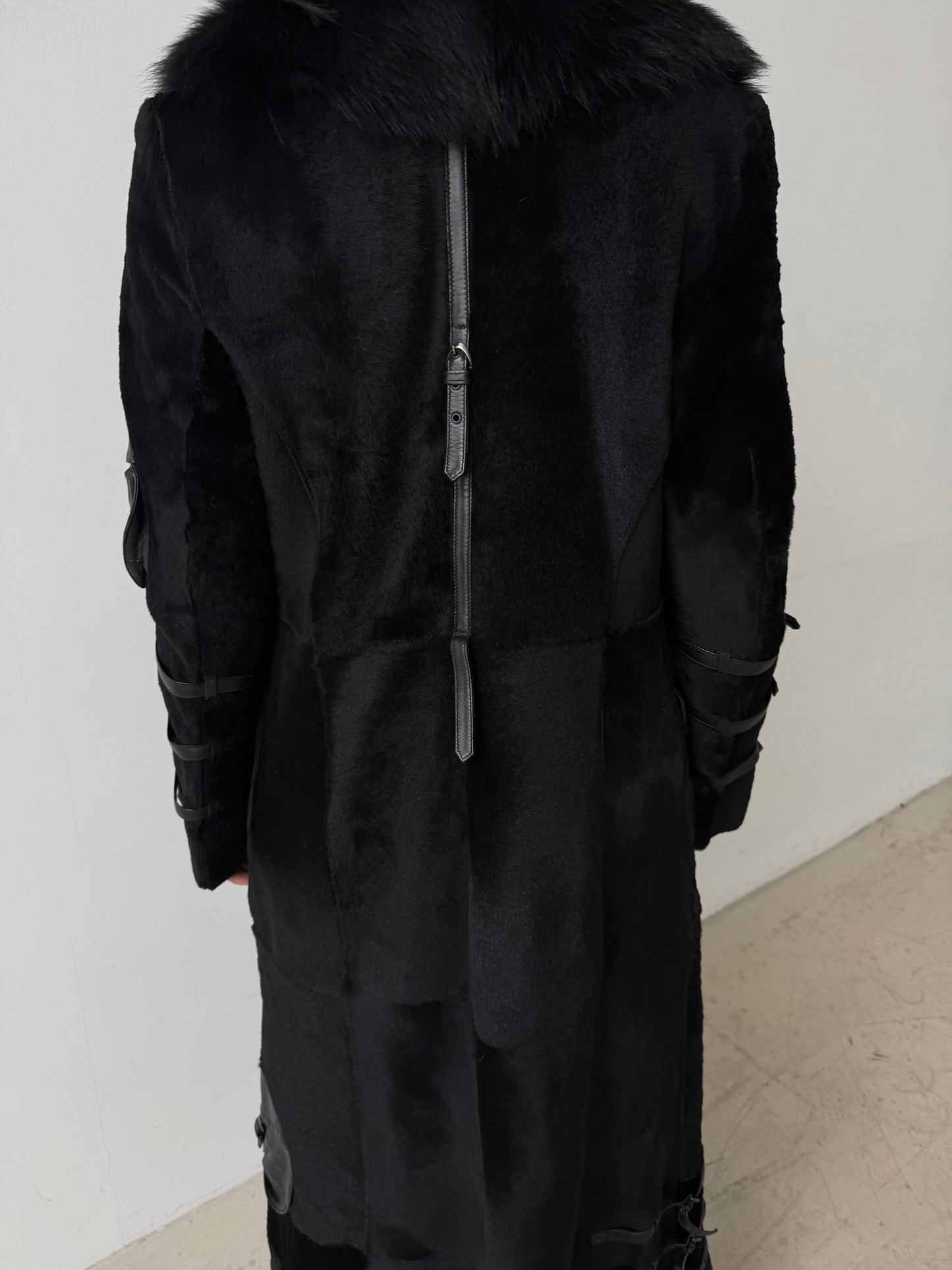 Vintage leather coat TWINKLING GLOBAL