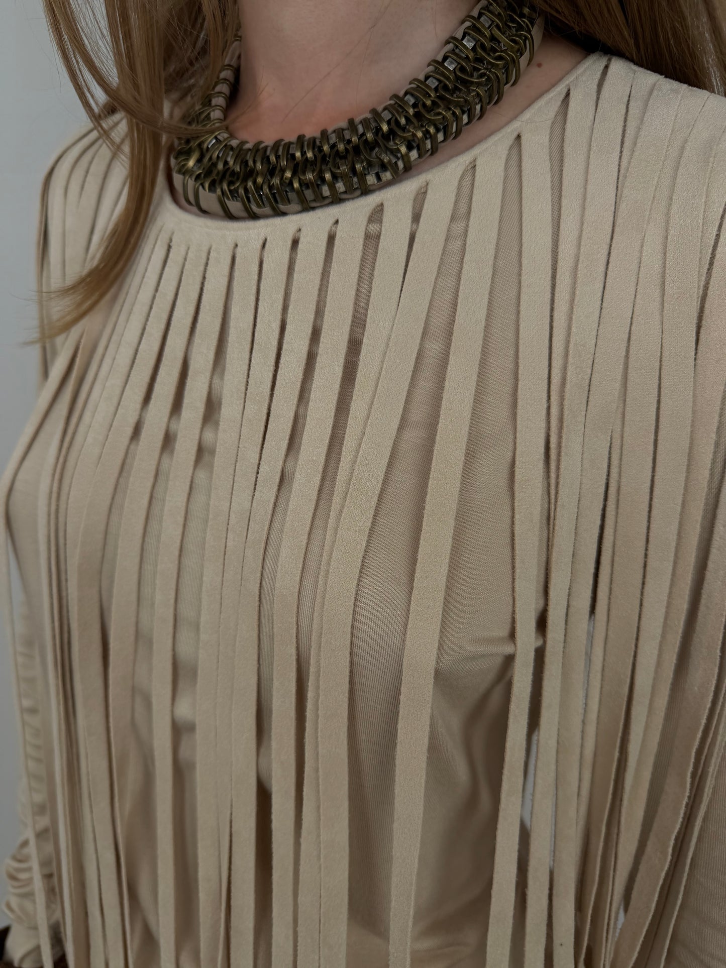 Vintage fringe top TWINKLING GLOBAL