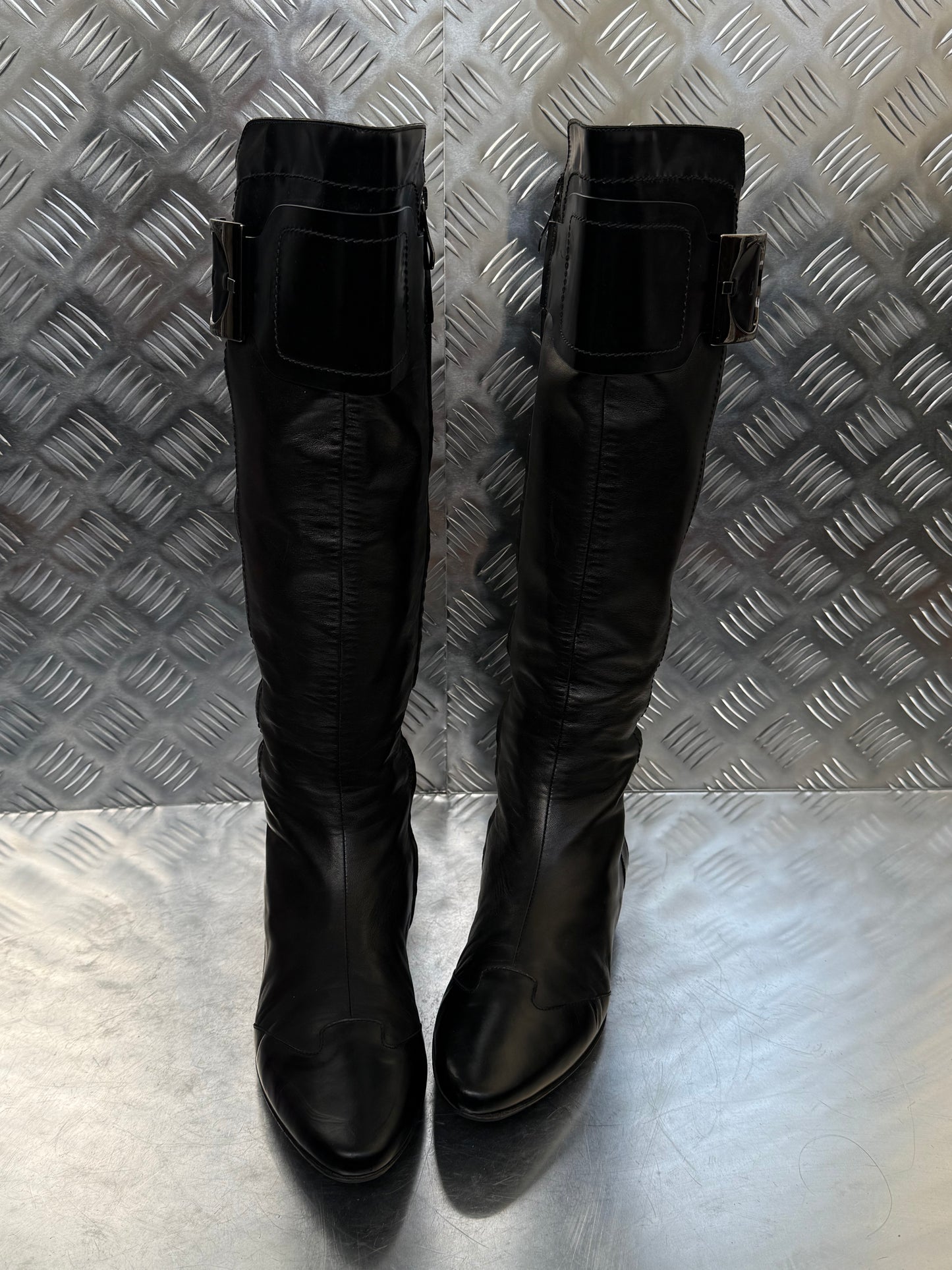 Vintage leather boots Gianmarco Lorenzi TWINKLING GLOBAL