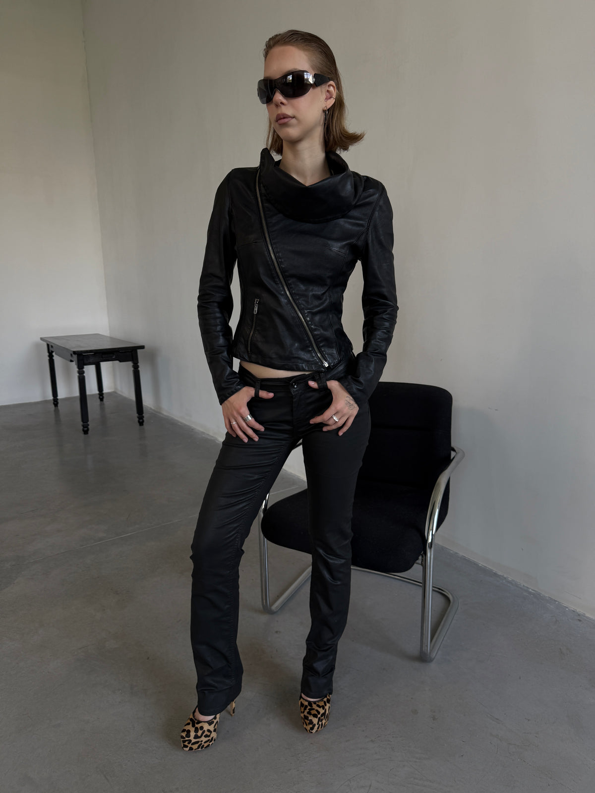 Waxed jeans TWINKLING GLOBAL