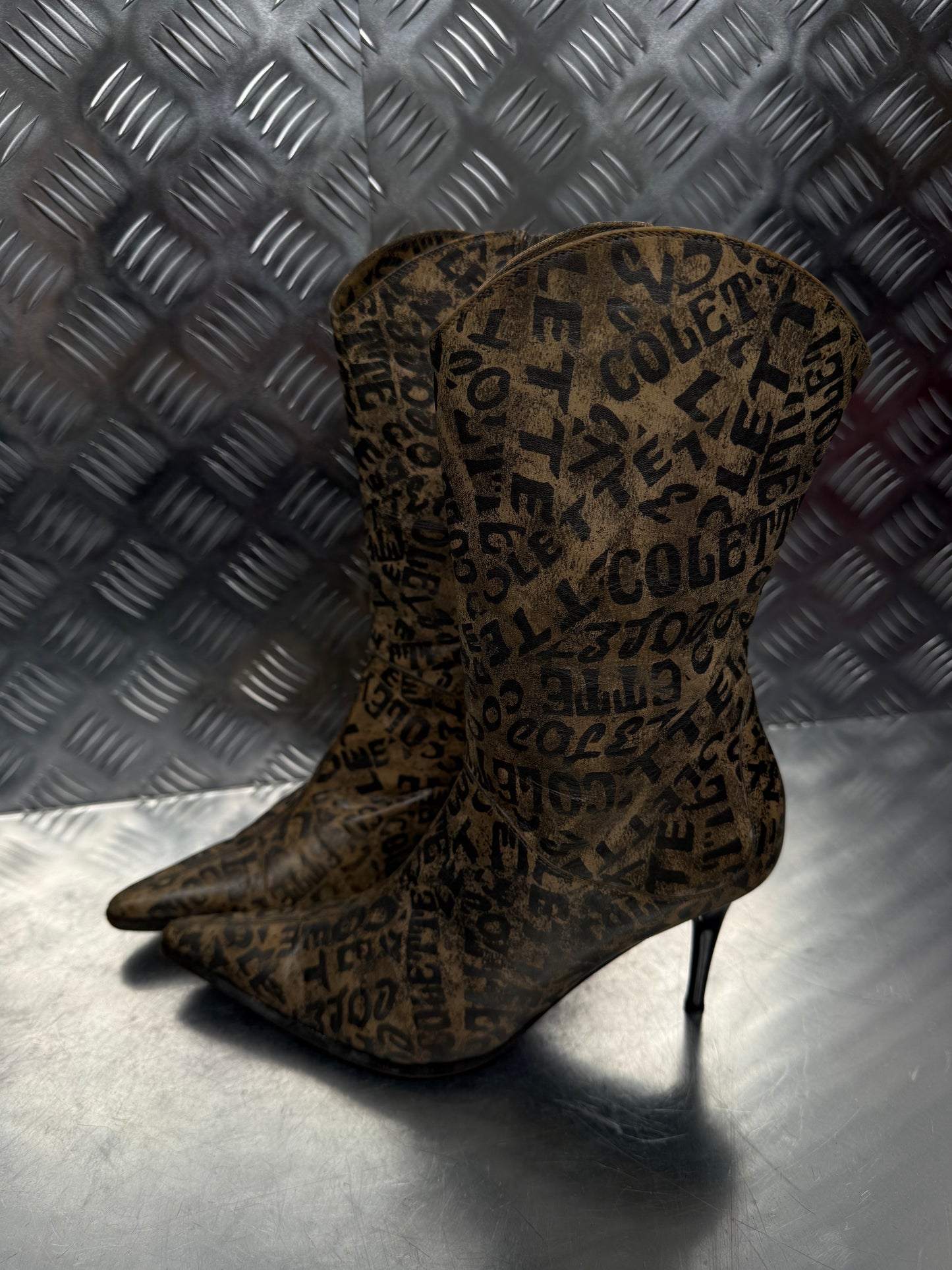 Vintage Italian leather boots TWINKLING GLOBAL