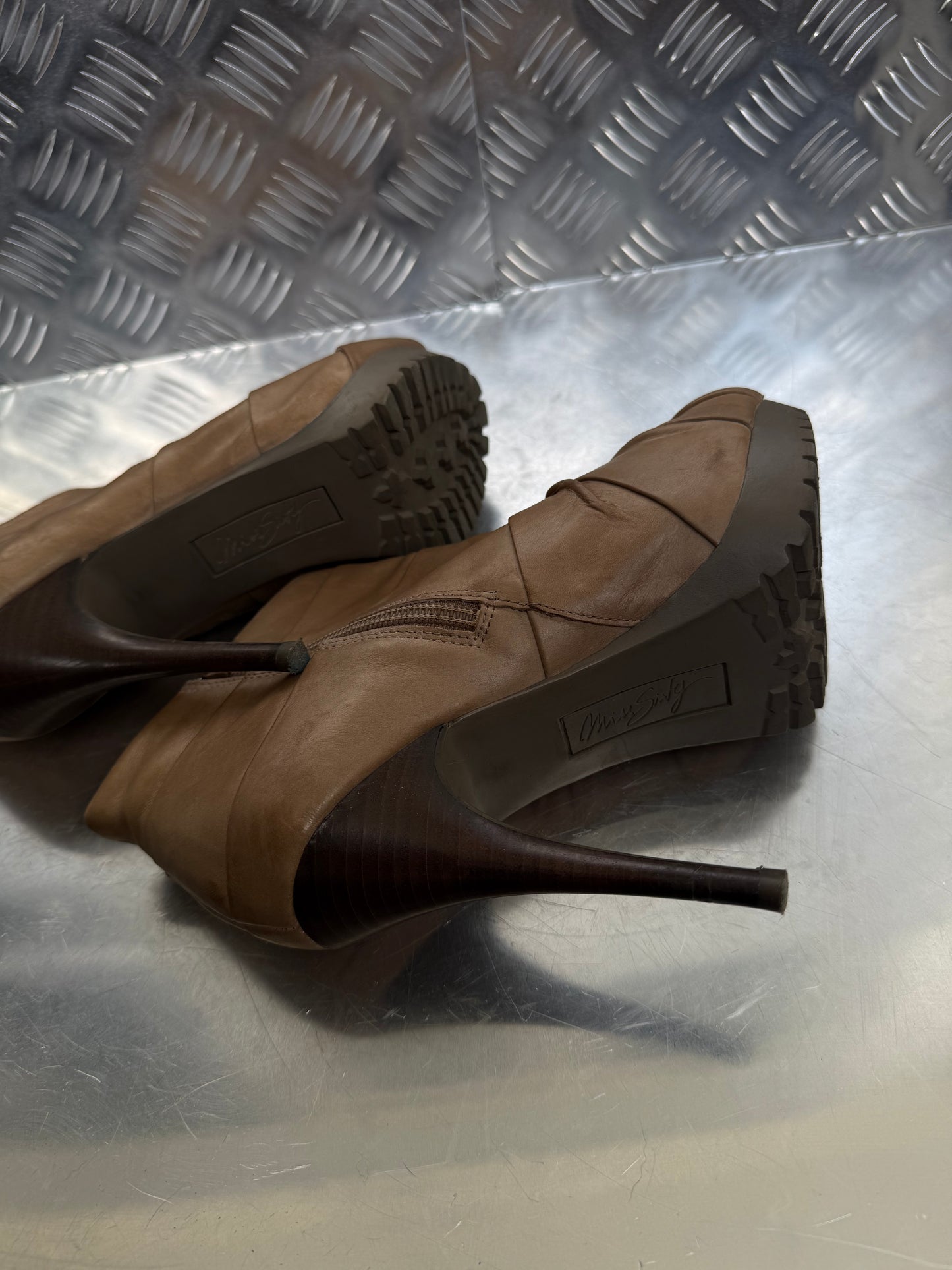 Vintage Miss Sixty leather ankle boots TWINKLING GLOBAL