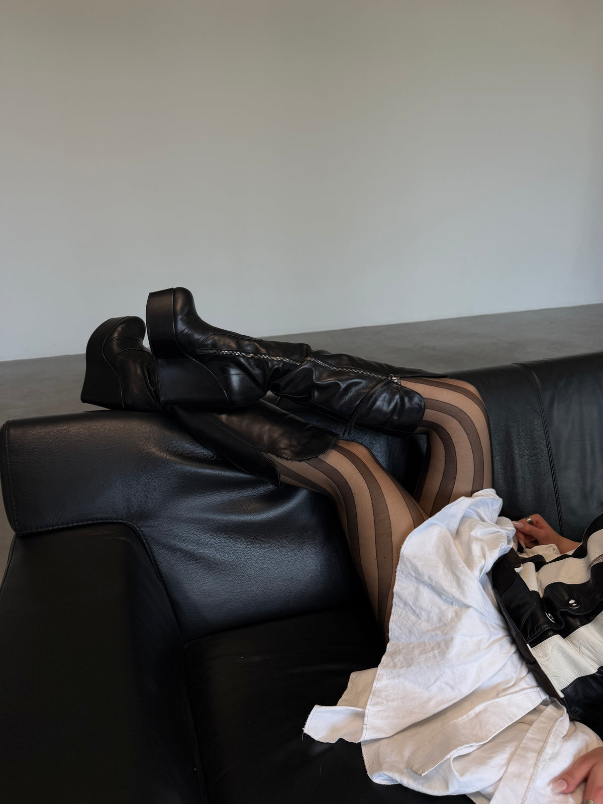 Bruno Bordese over-the-knee platform boots TWINKLING GLOBAL
