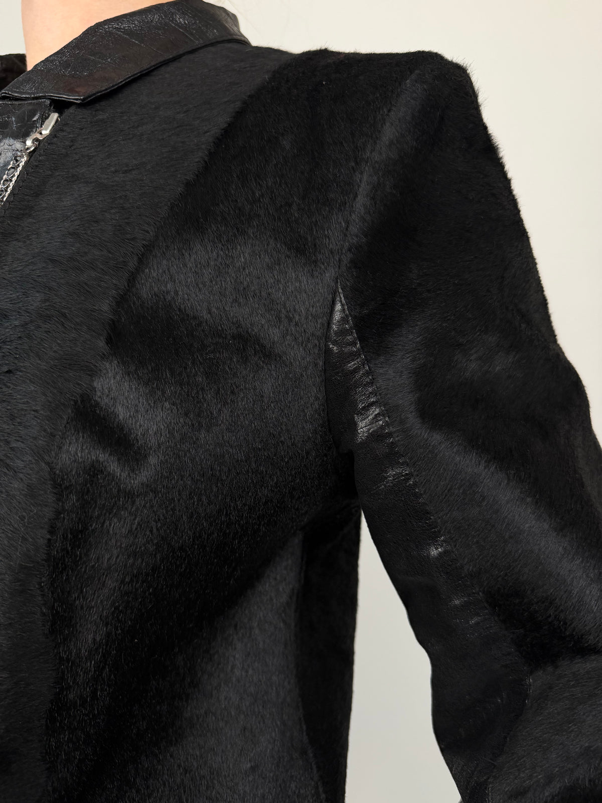 Vintage leather jacket TWINKLING GLOBAL