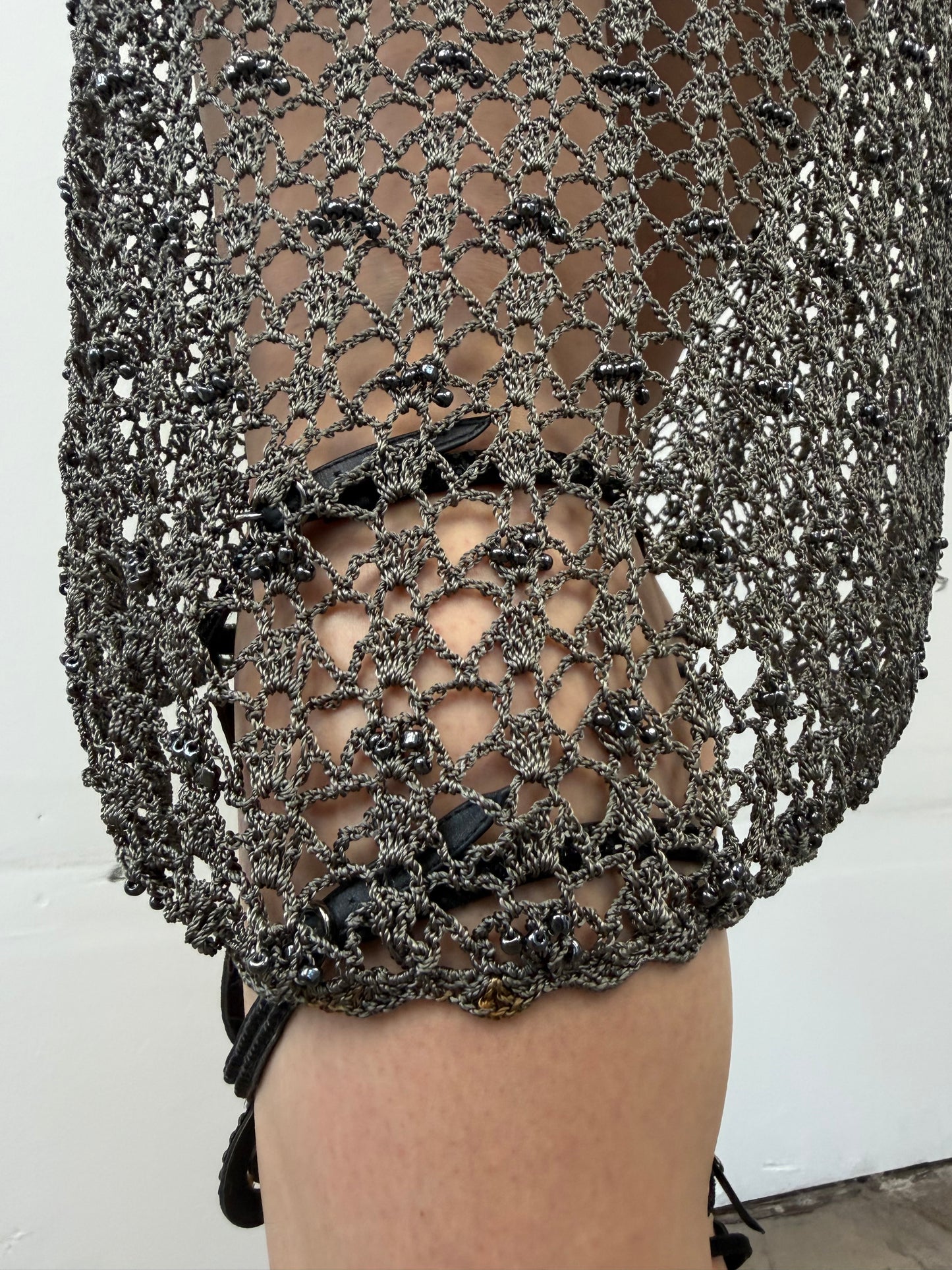 Vintage beaded chainmail dress TWINKLING GLOBAL