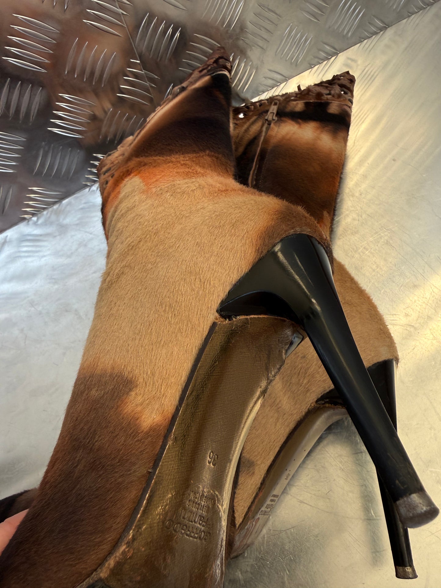 Vintage Italian leather boots Twinkling Global