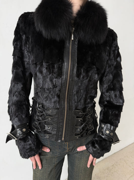 Vintage Leather Jacket TWINKLING GLOBAL