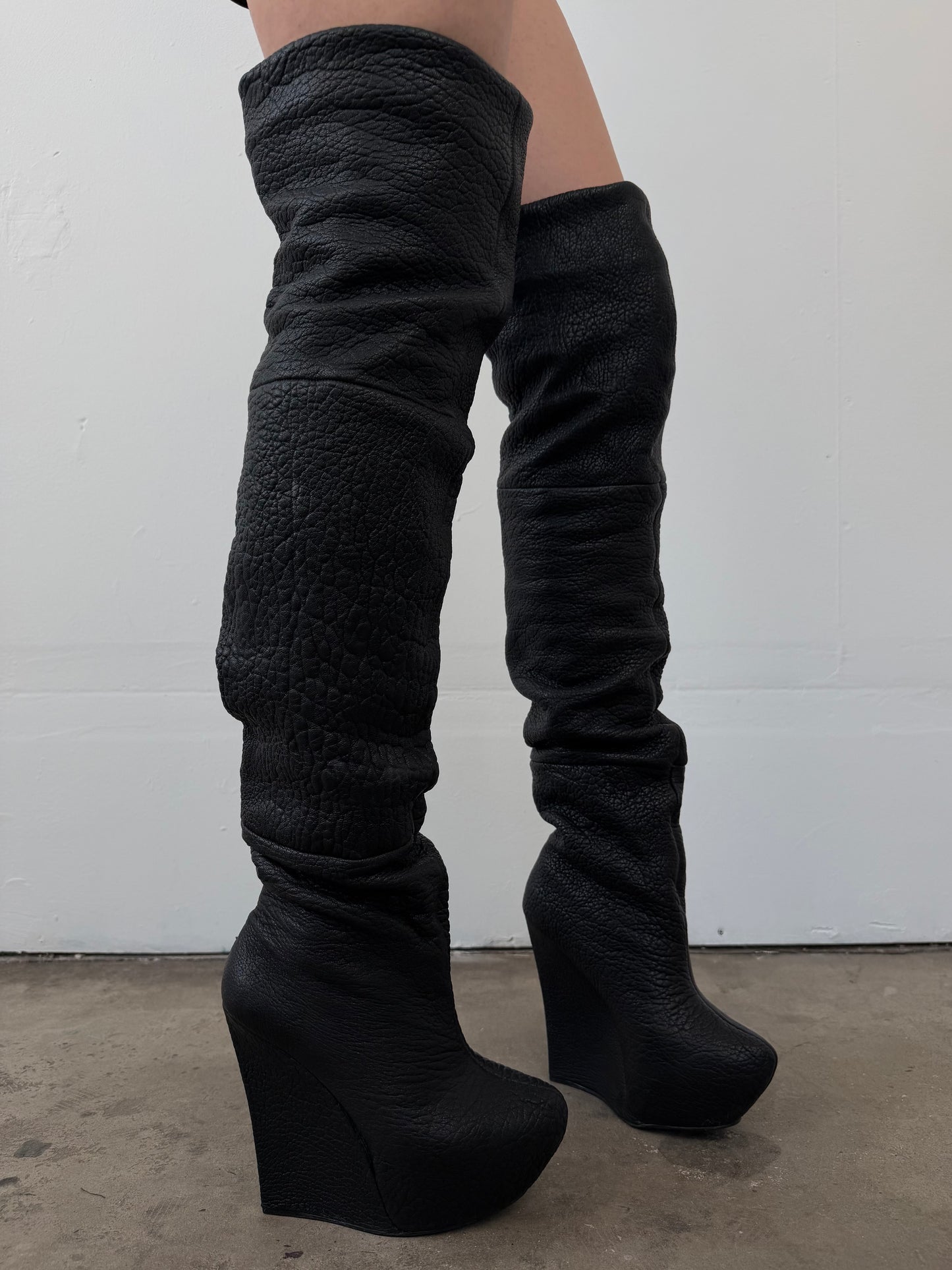 Archive Rock & Republic leather over-the-knee platform boots TWINKLING GLOBAL