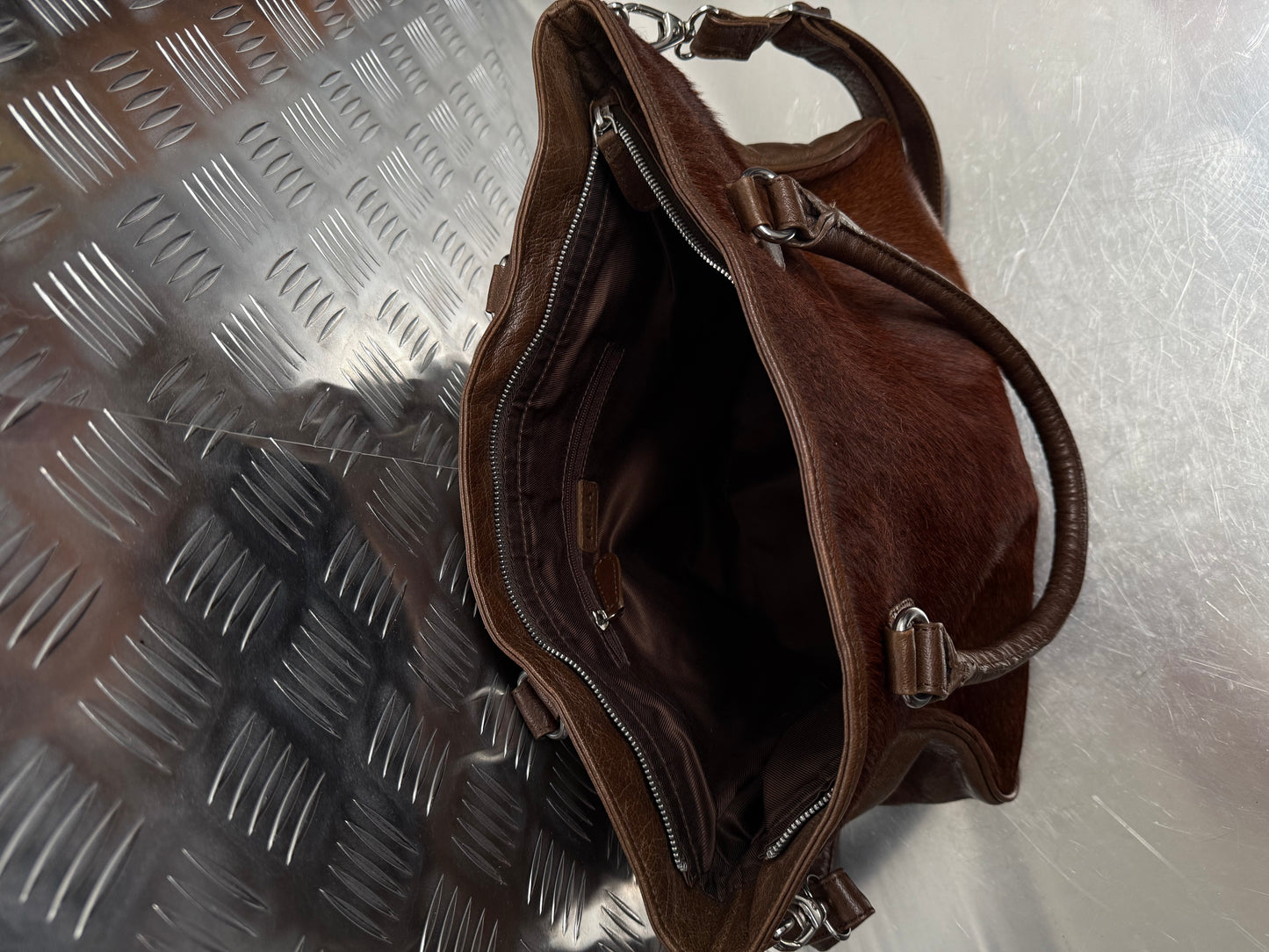 Vintage leather bag TWINKLING GLOBAL