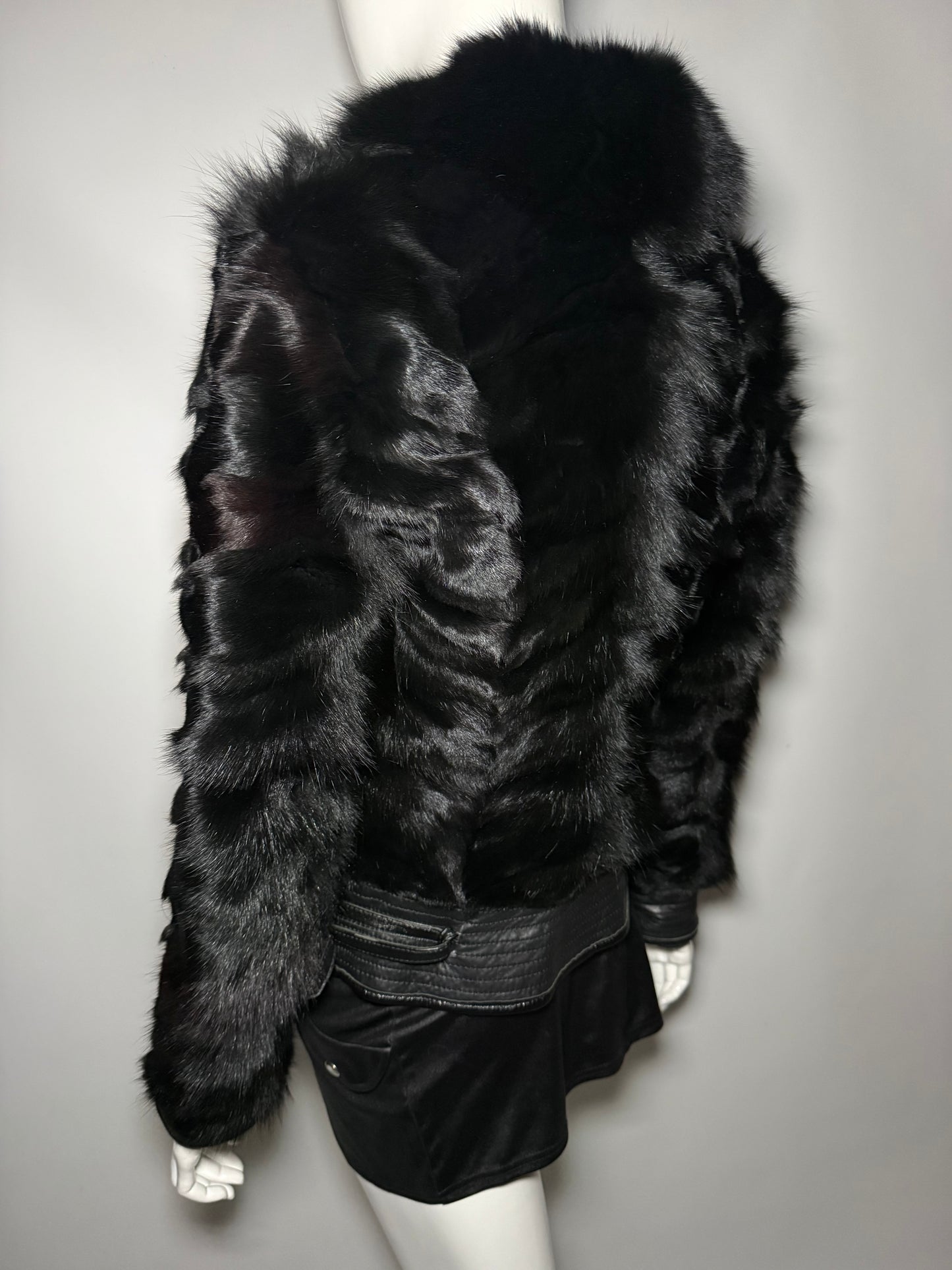 Vintage leather jacket TWINKLING GLOBAL
