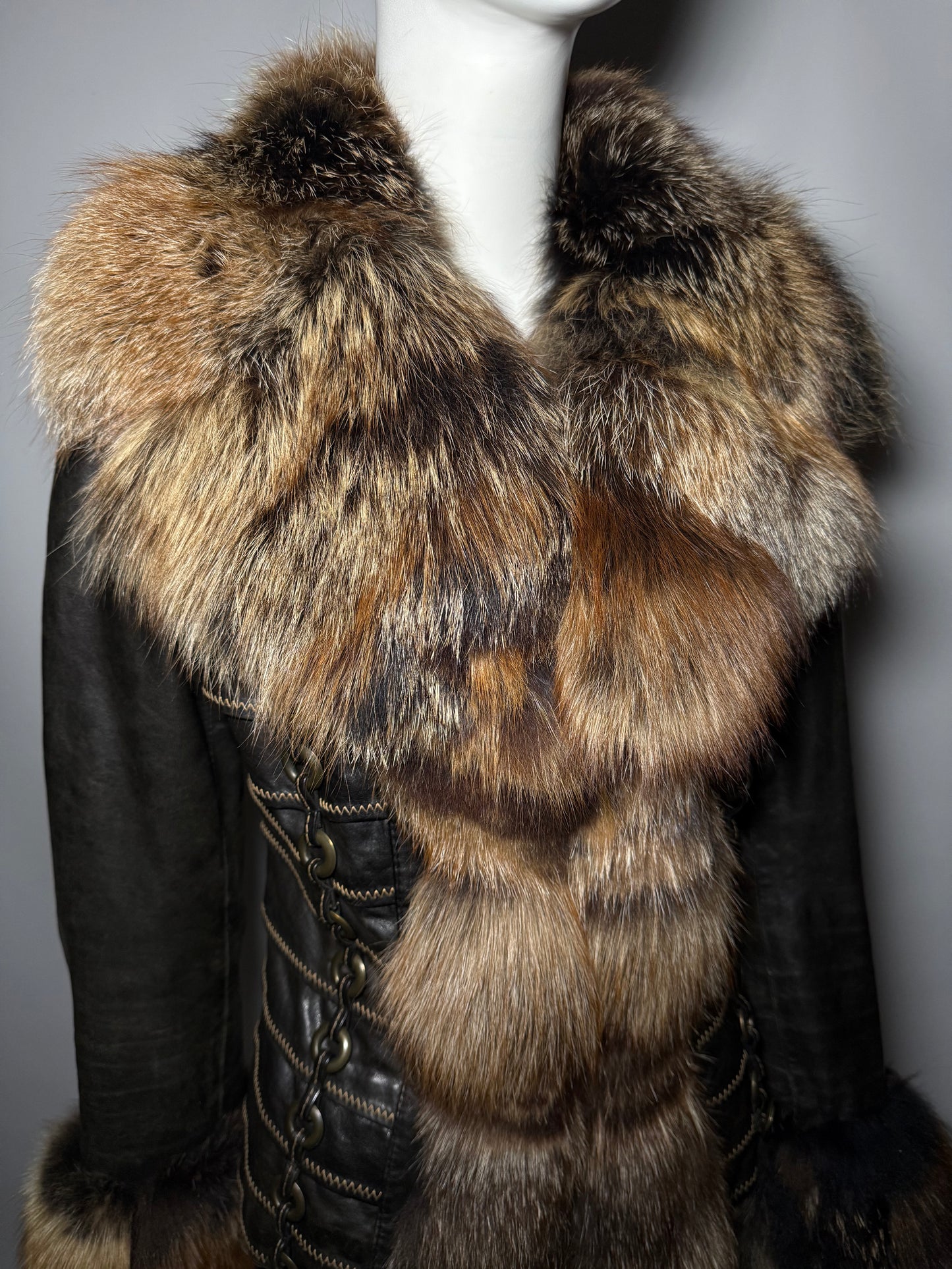 Vintage Leather Jacket TWINKLING GLOBAL