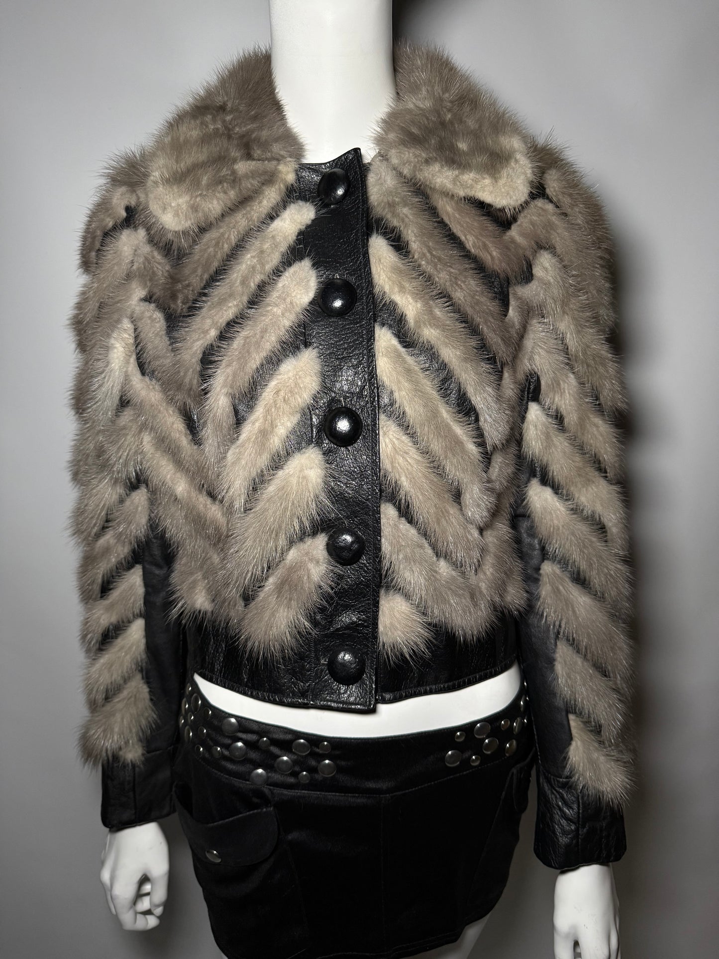 Vintage leather jacket Twinkling Global