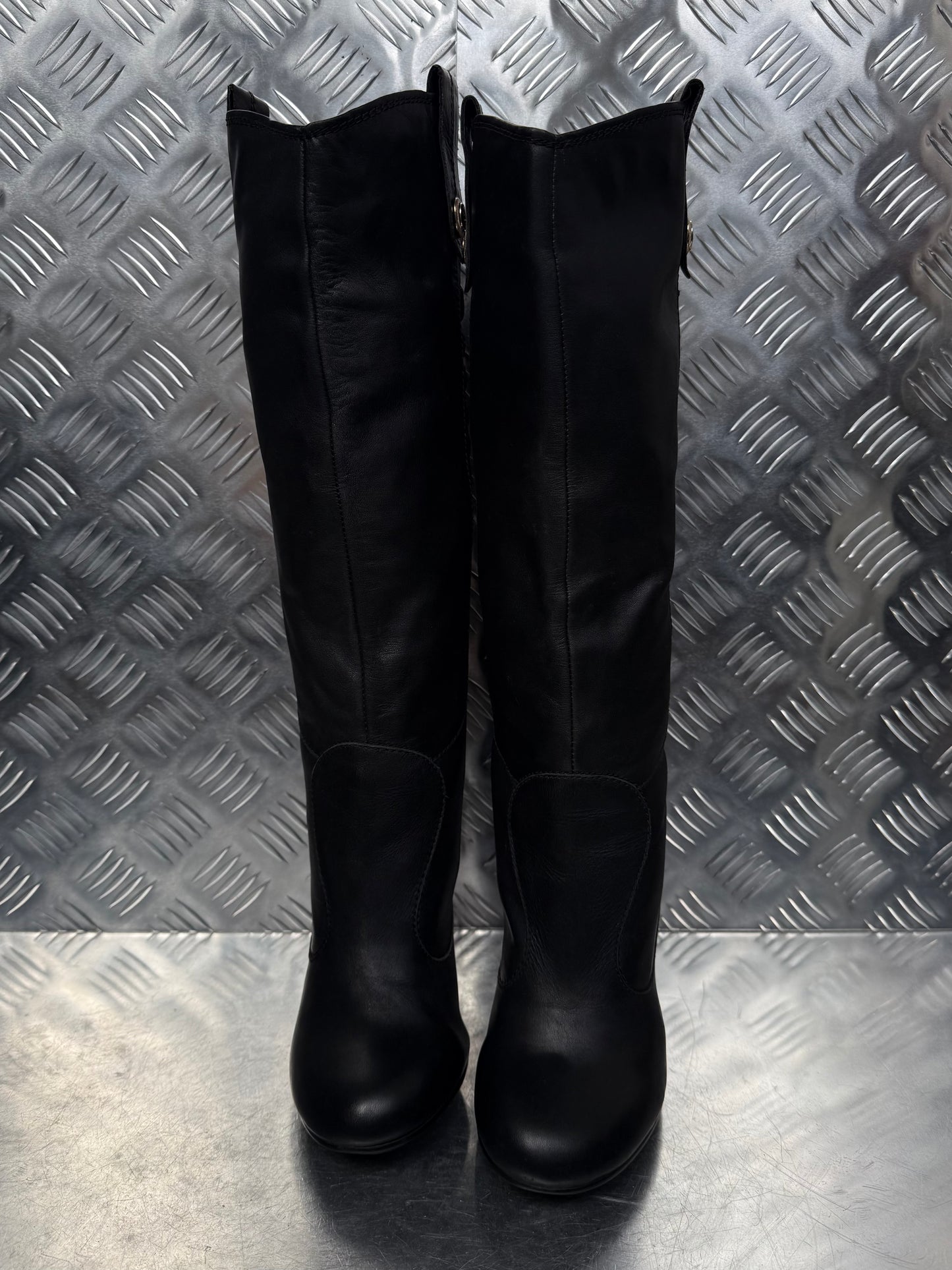 Vintage Paolo Conte high-heel leather boots TWINKLING GLOBAL