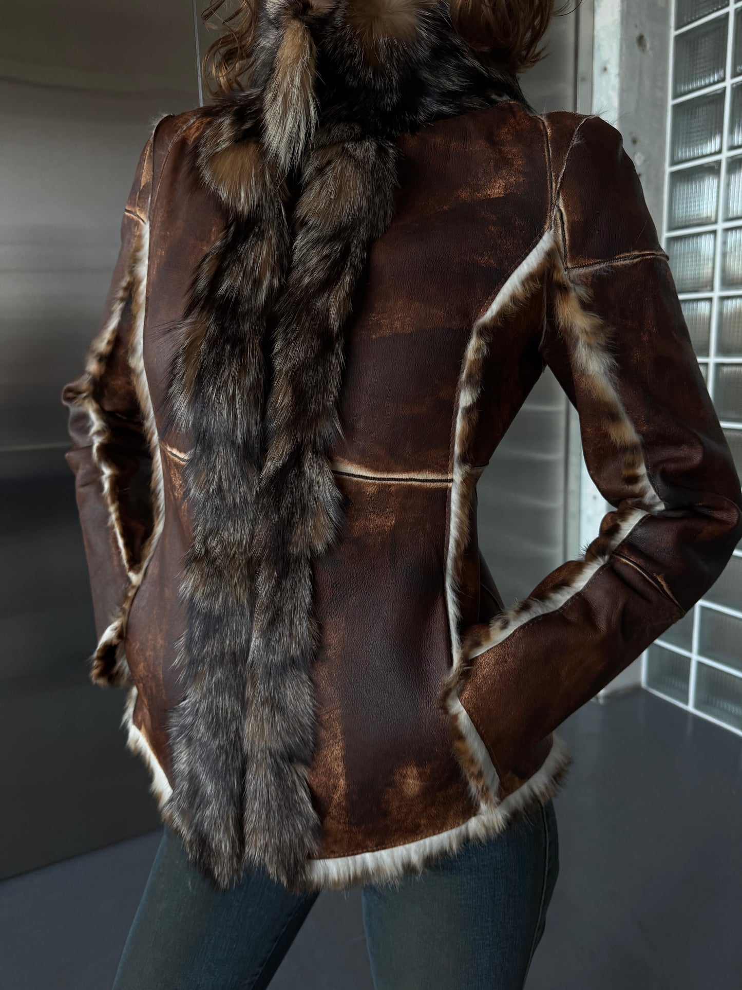 Vintage Italian leather jacket Twinkling Global