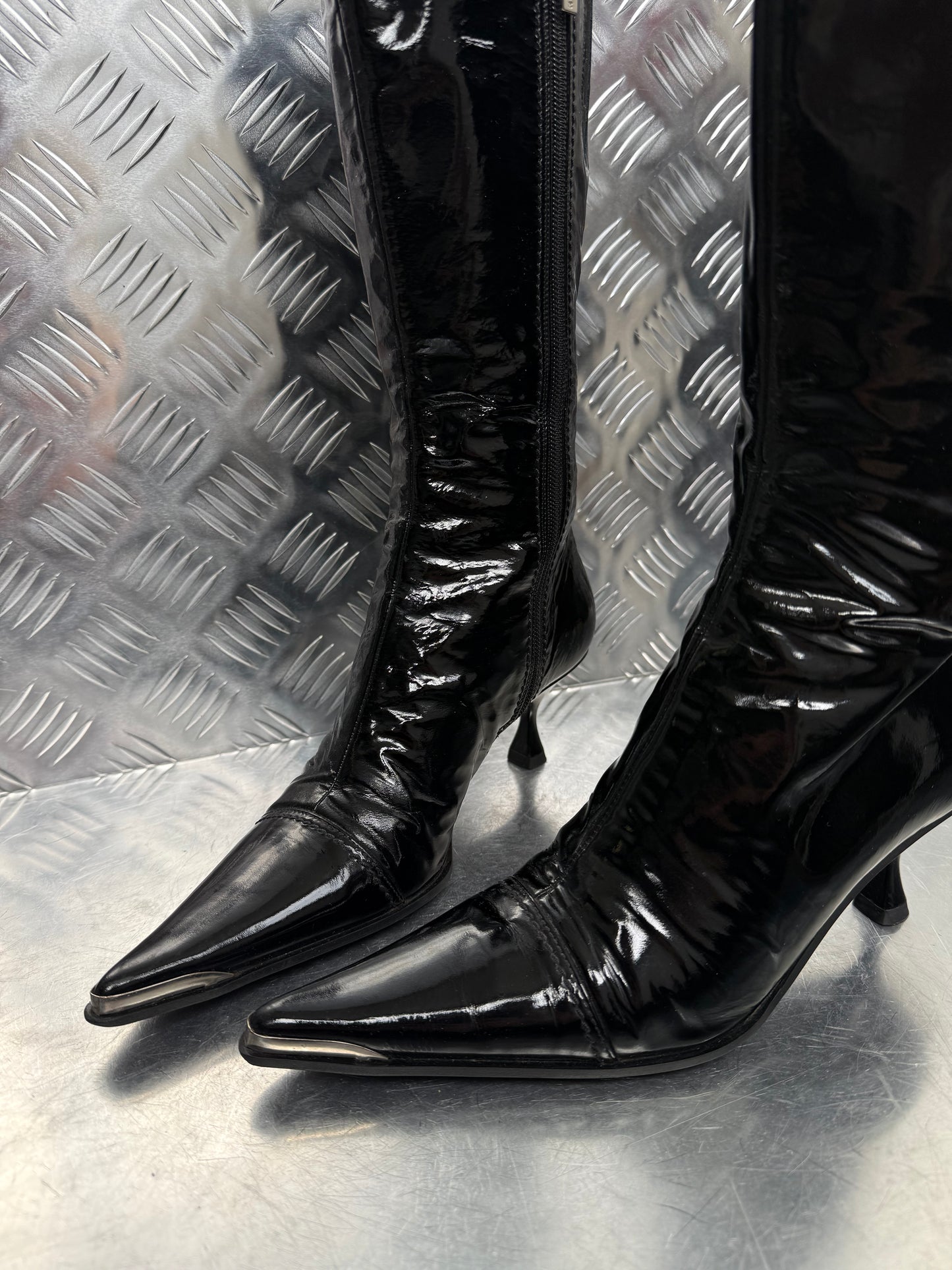 Vintage Luciano Podavan leather boots TWINKLING GLOBAL