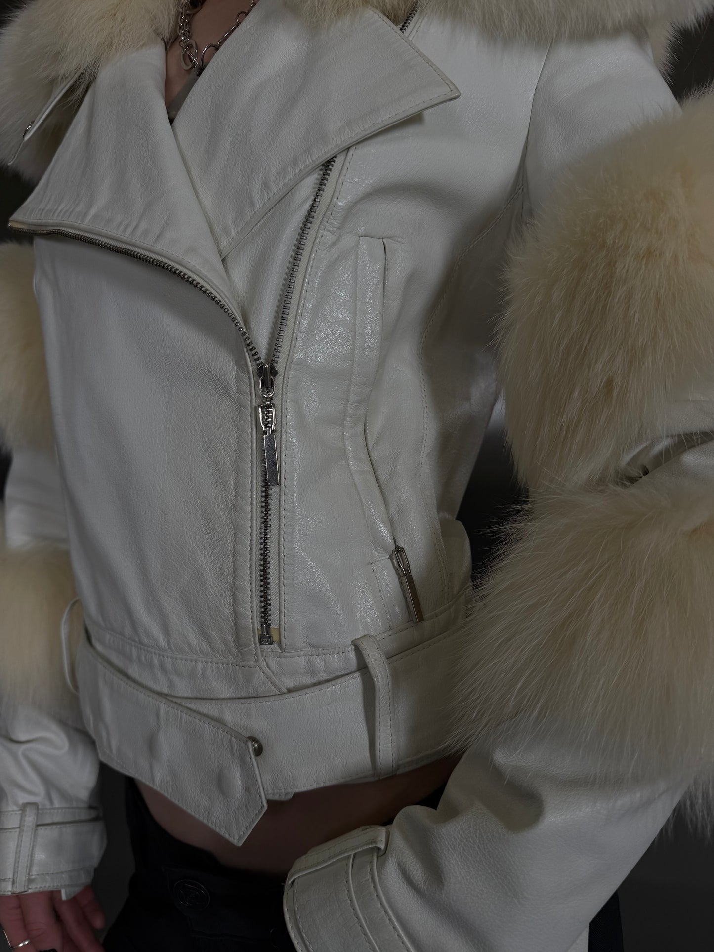 Vintage leather jacket TWINKLING GLOBAL