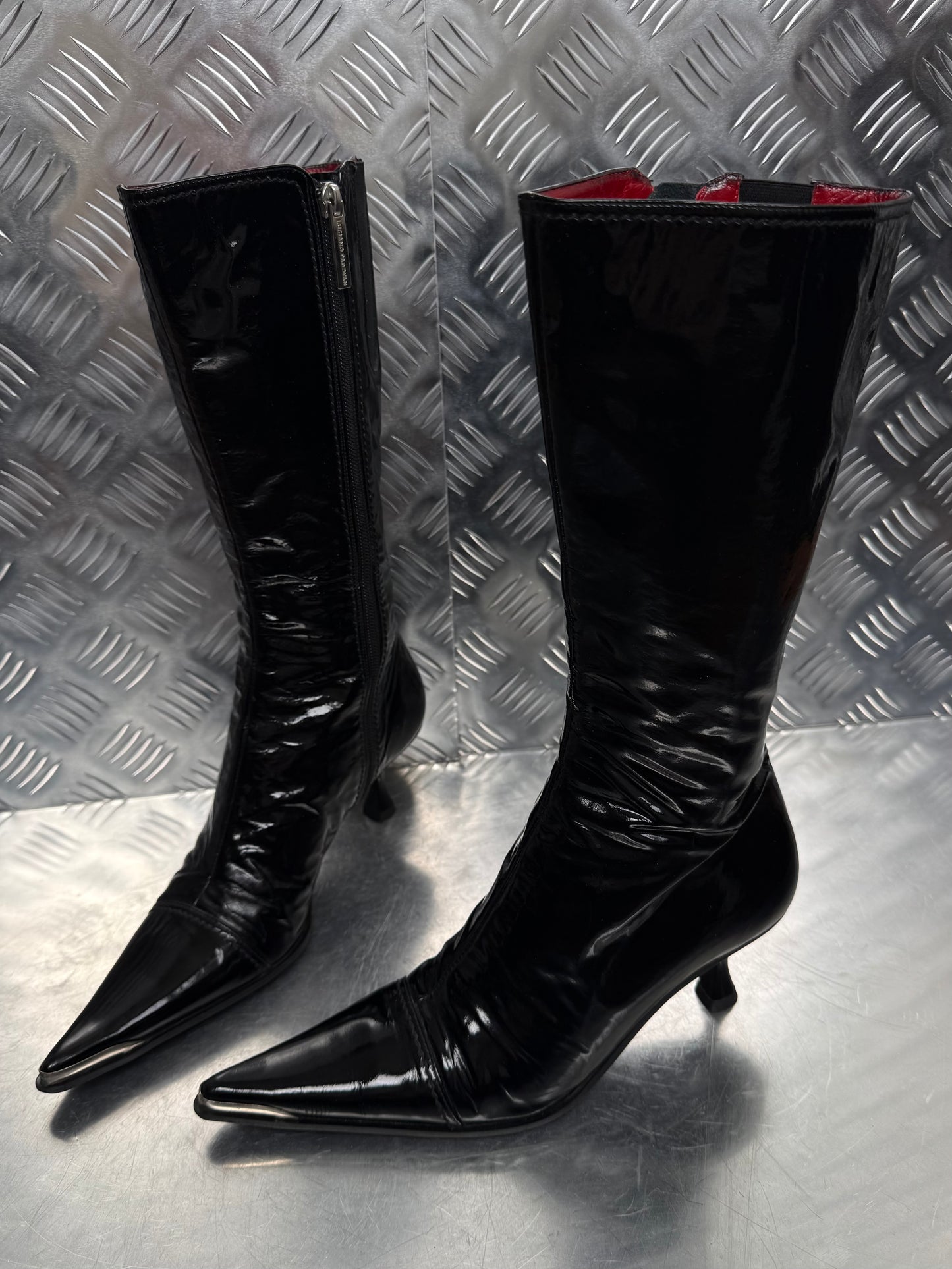 Vintage Luciano Podavan leather boots TWINKLING GLOBAL