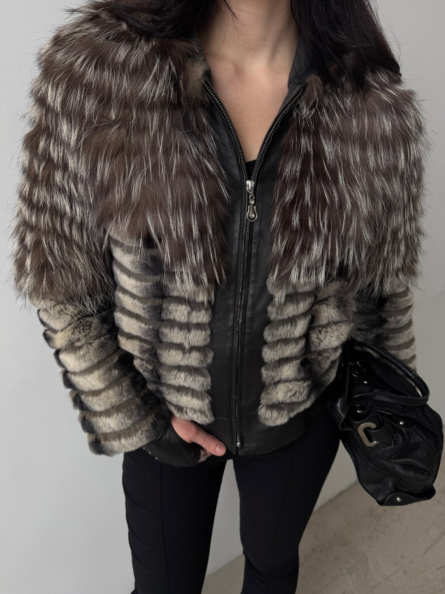 Vintage leather jacketTWINKLING GLOBAL