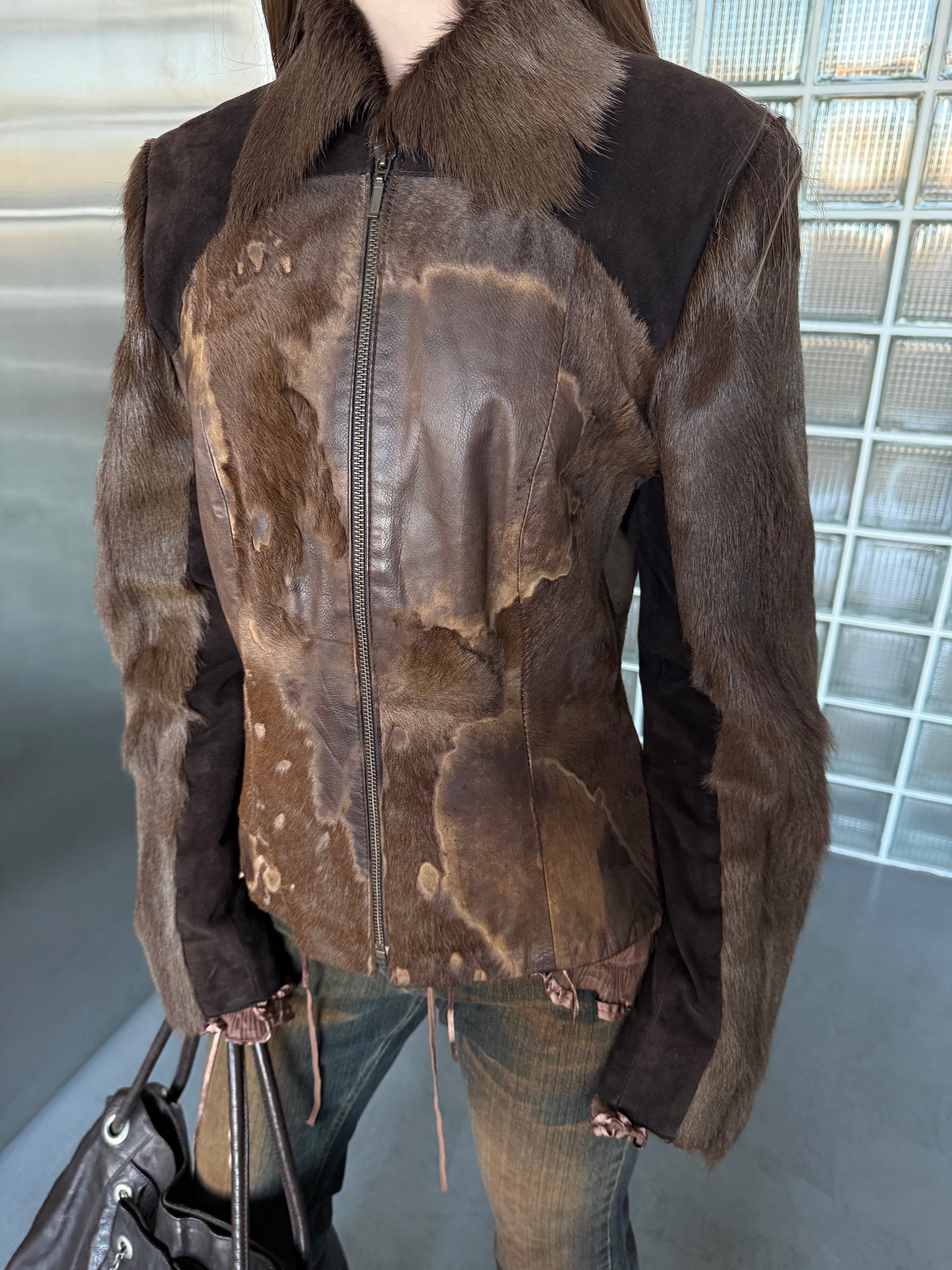 Vintage leather jacket Twinkling Global