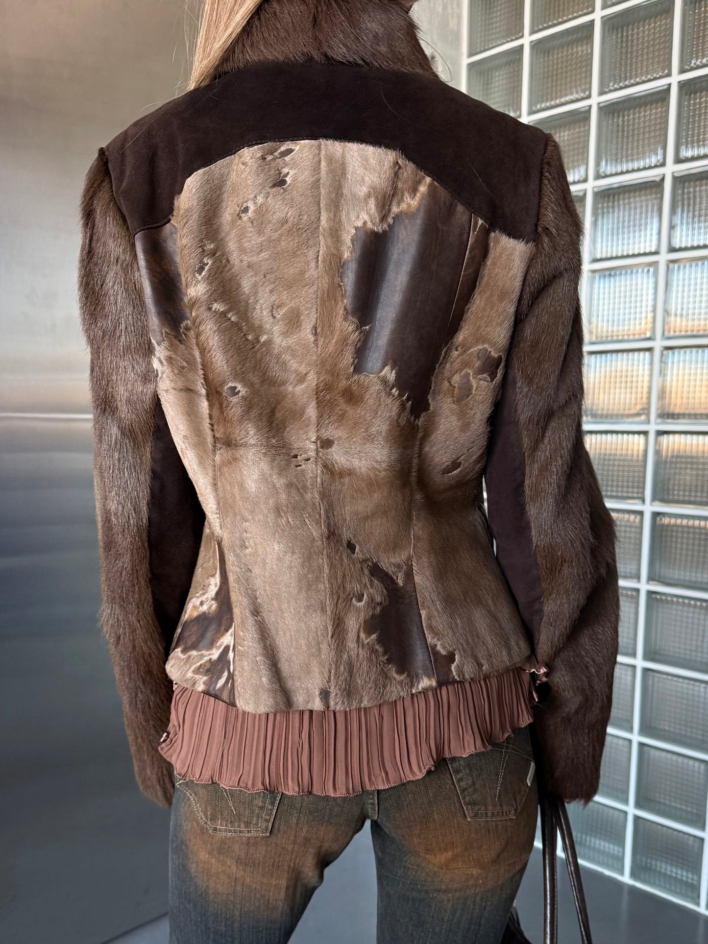 Vintage leather jacket Twinkling Global