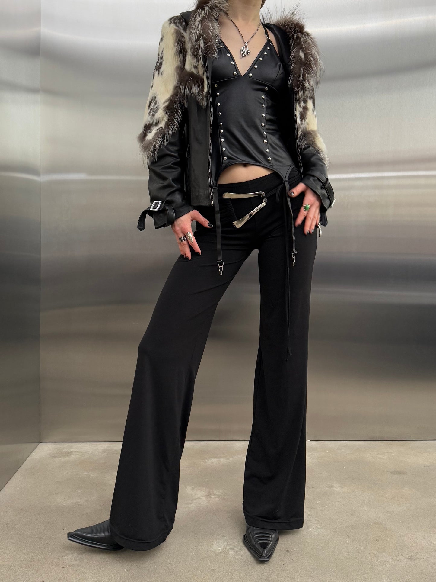 Vintage leather  jacket  - TWINKLING GLOBAL