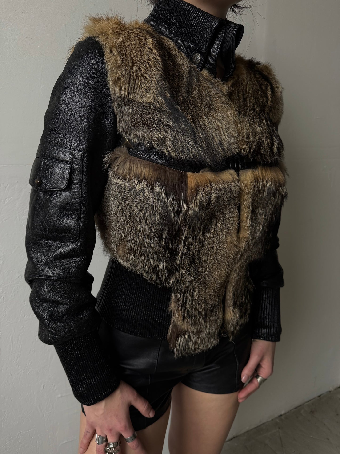 Vintage leather jacket Twinkling Global