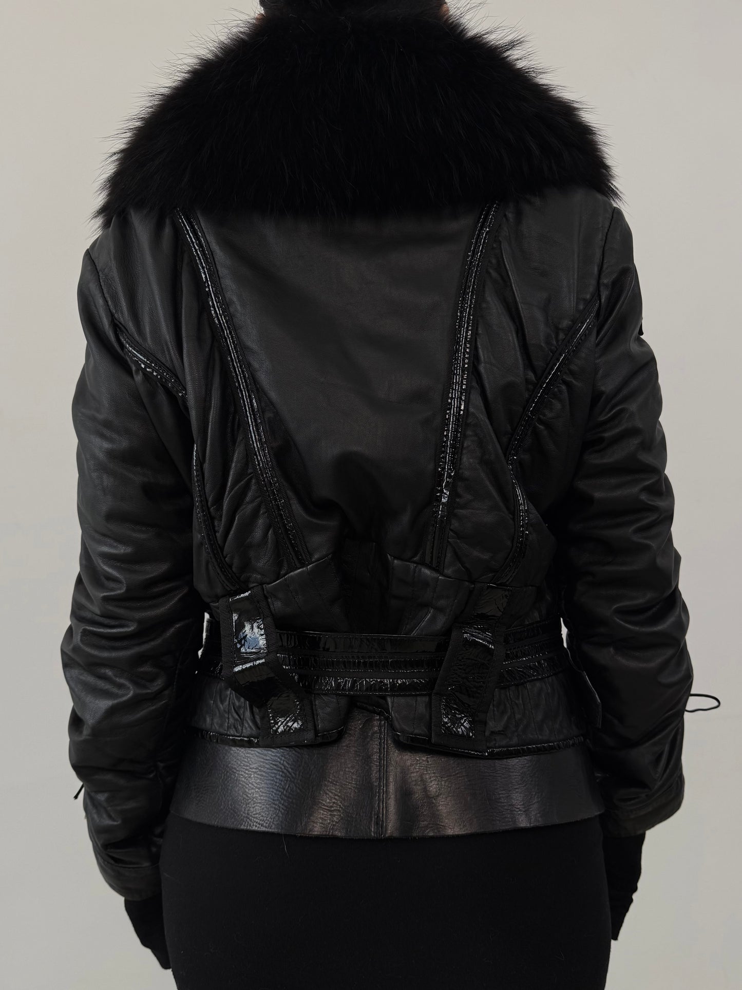 Vintage leather jacket TWINKLING GLOBAL