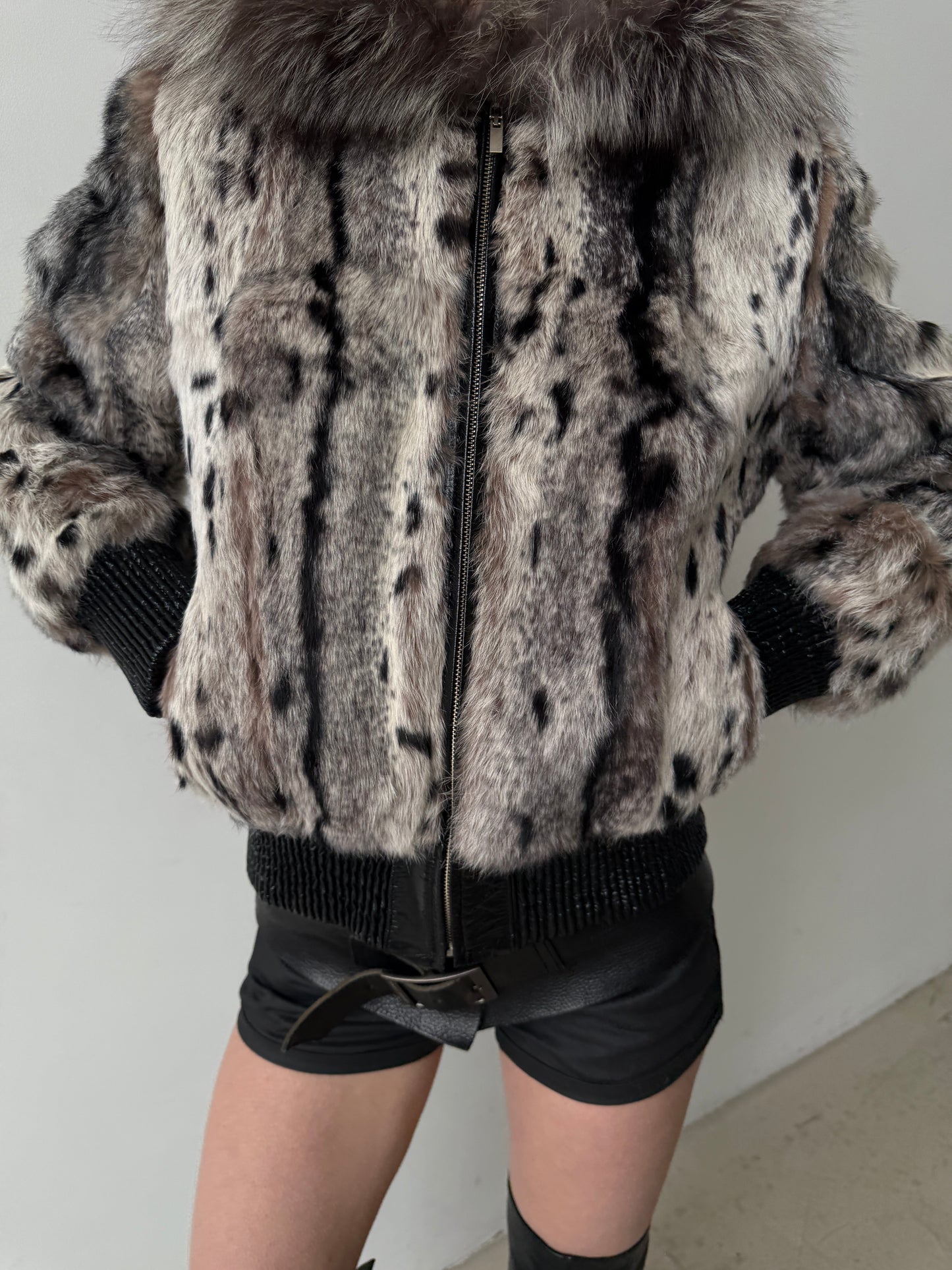 Vintage leather jacket TWINKLING GLOBAL