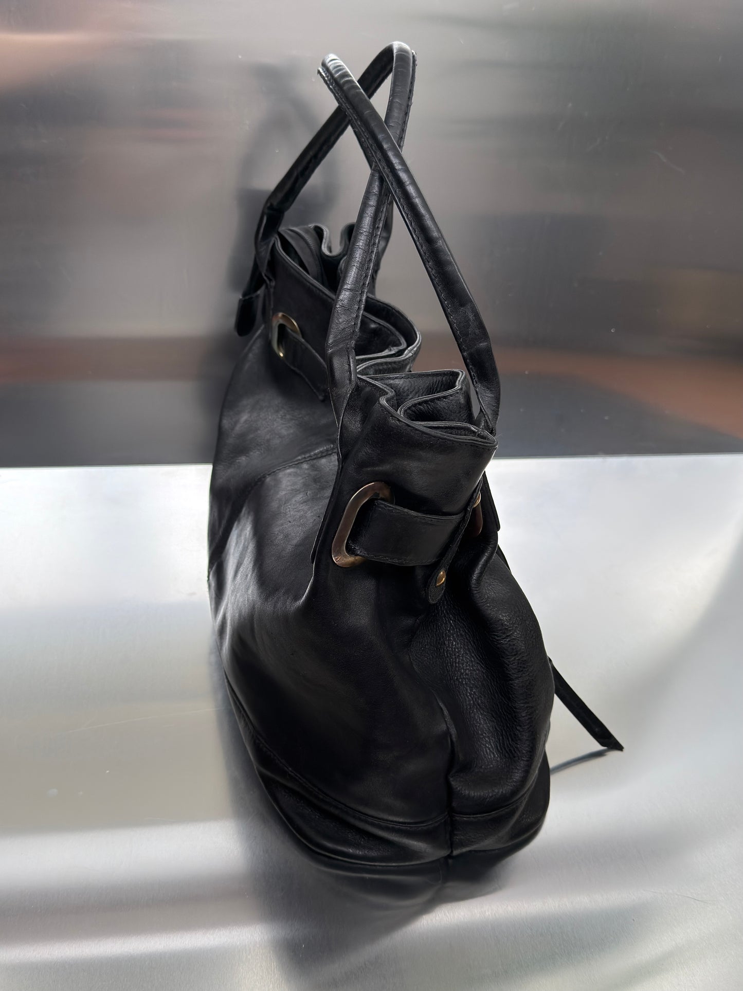 Vintage Leather Bag - TWINKLING GLOBAL