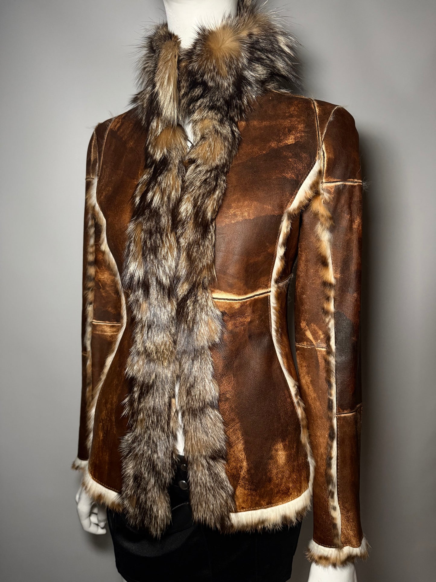 Vintage Italian leather jacket Twinkling Global