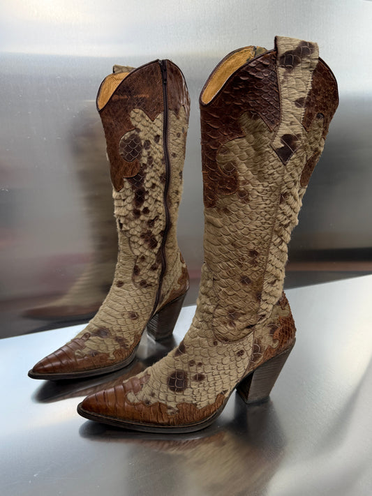 Vintage Cowboy Boots Sandra - TWINKLING GLOBAL