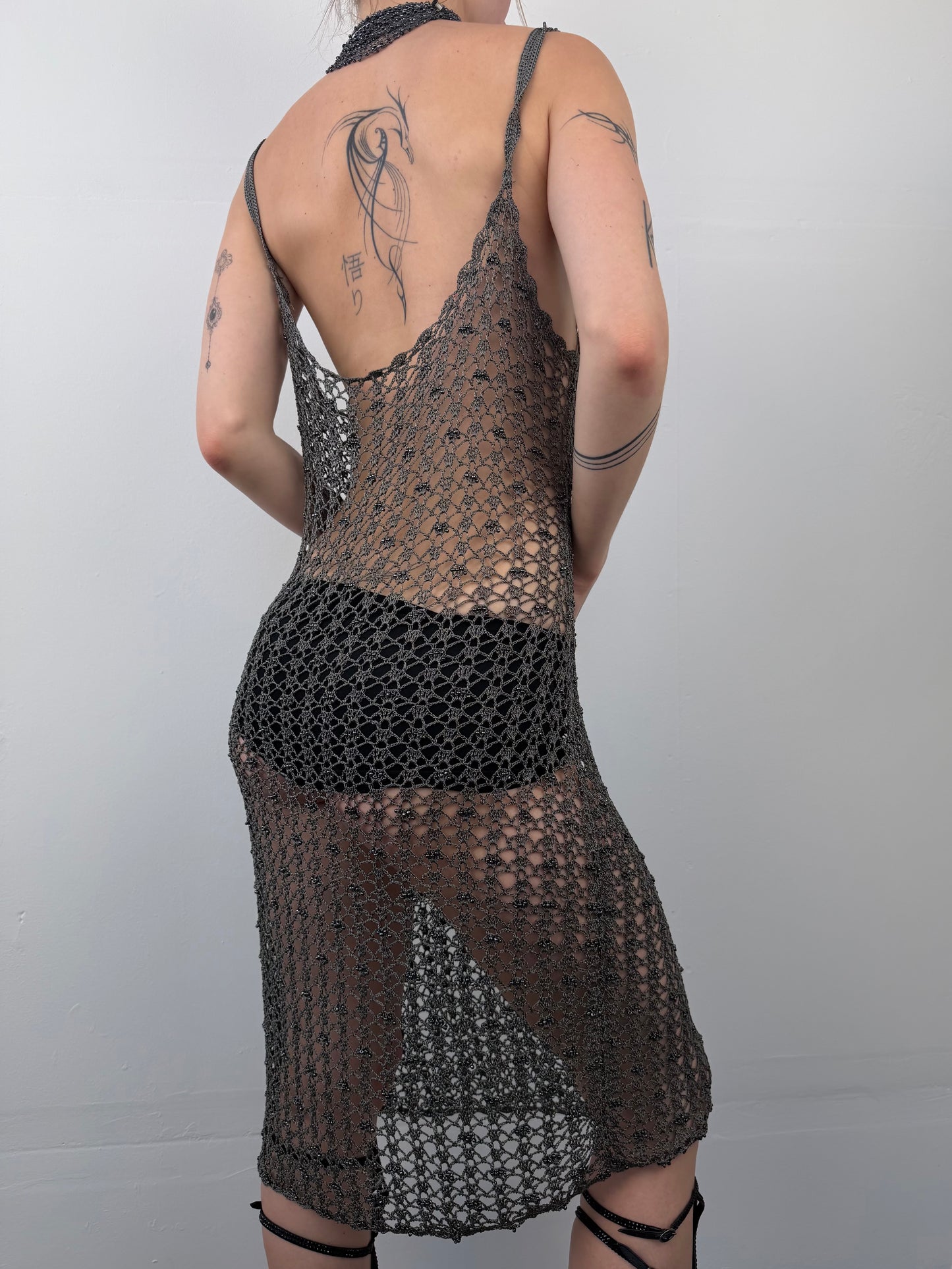 Vintage beaded chainmail dress TWINKLING GLOBAL