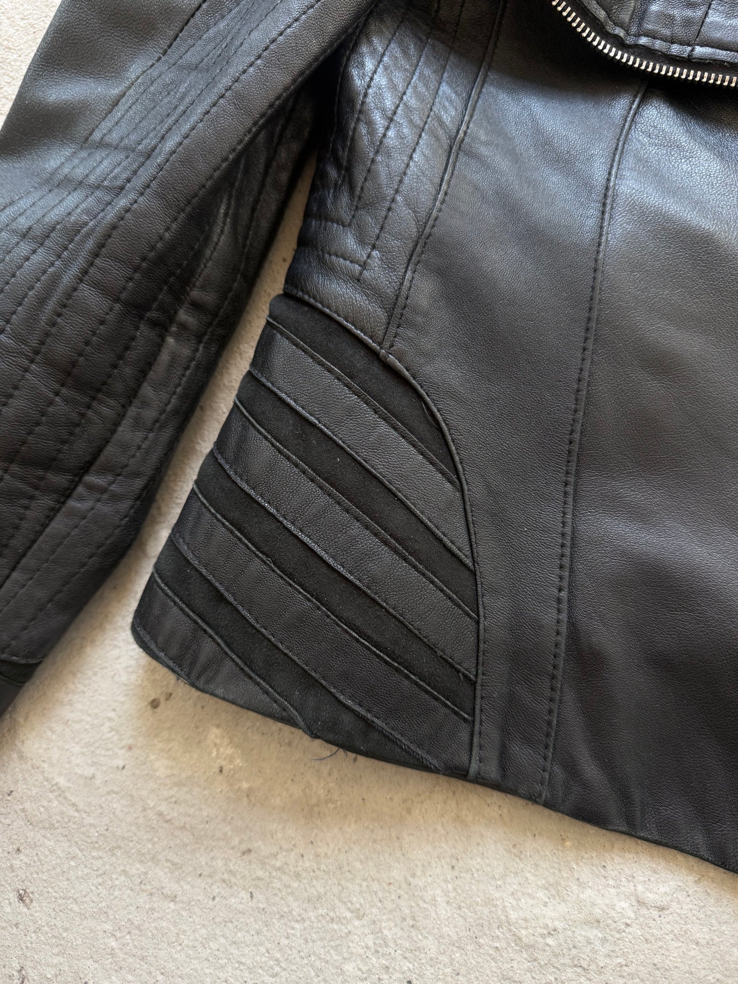 Vintage leather jacket TWINKLING GLOBAL