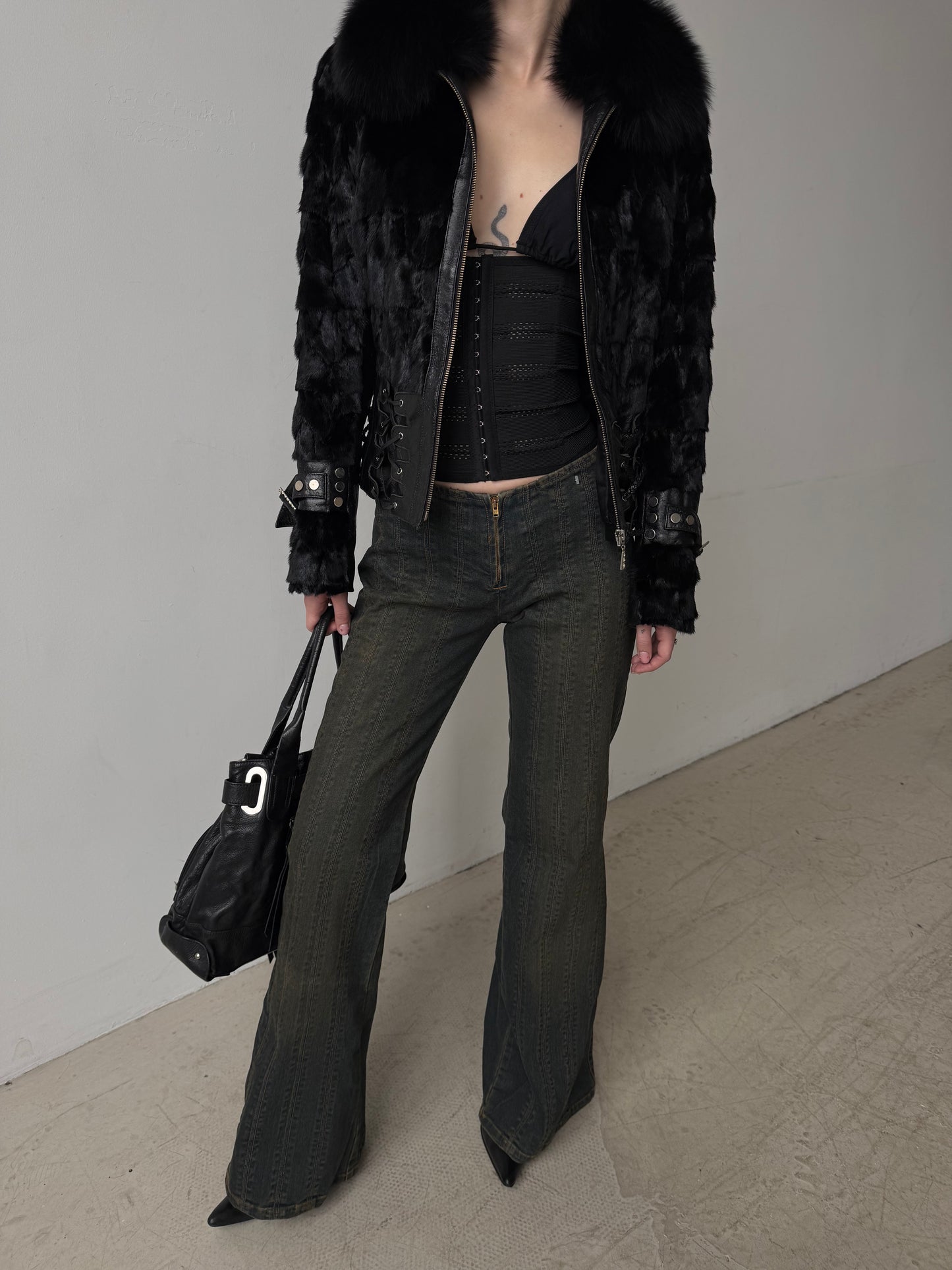 Vintage Leather Jacket TWINKLING GLOBAL