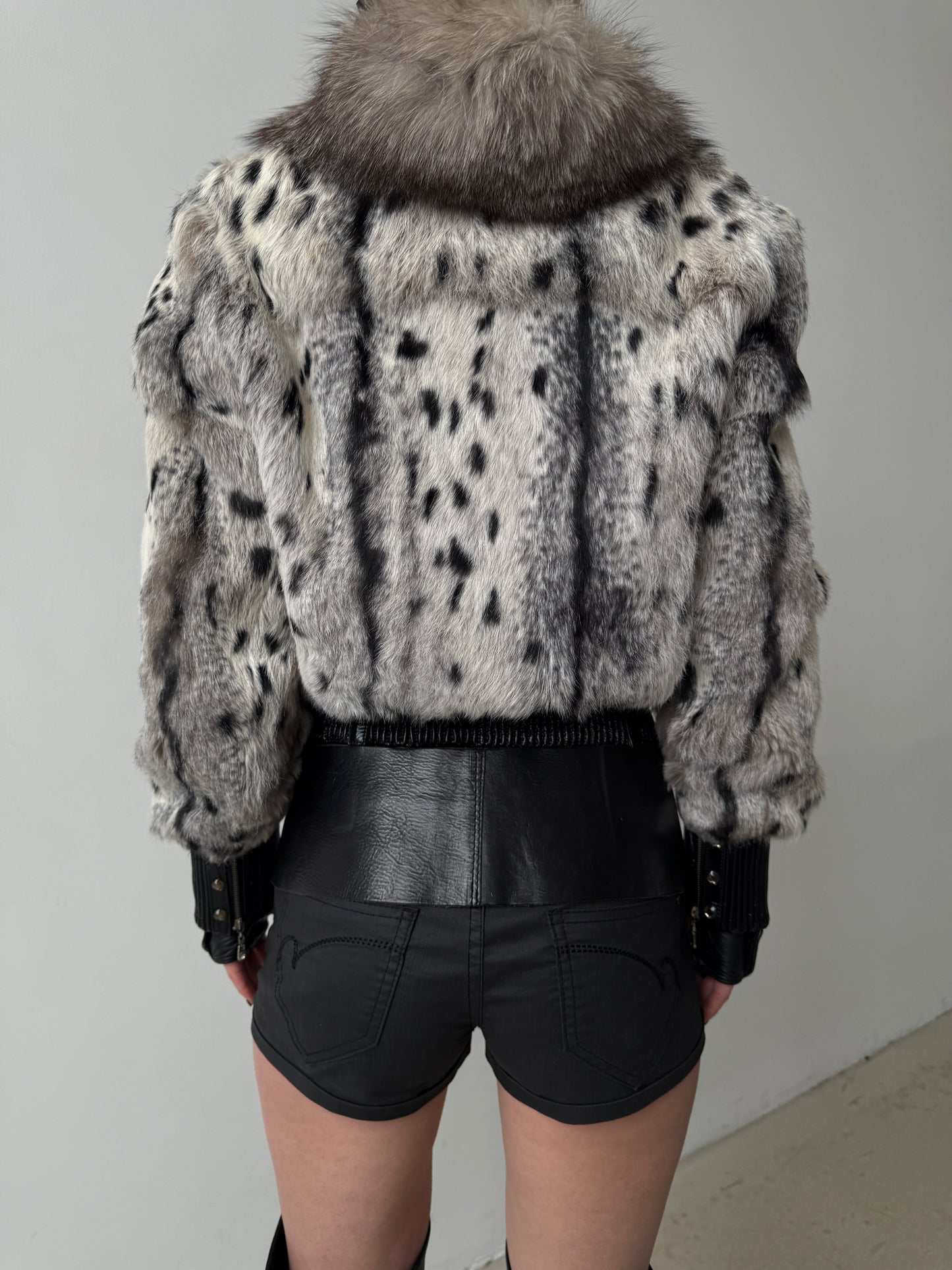 Vintage leather jacket TWINKLING GLOBAL