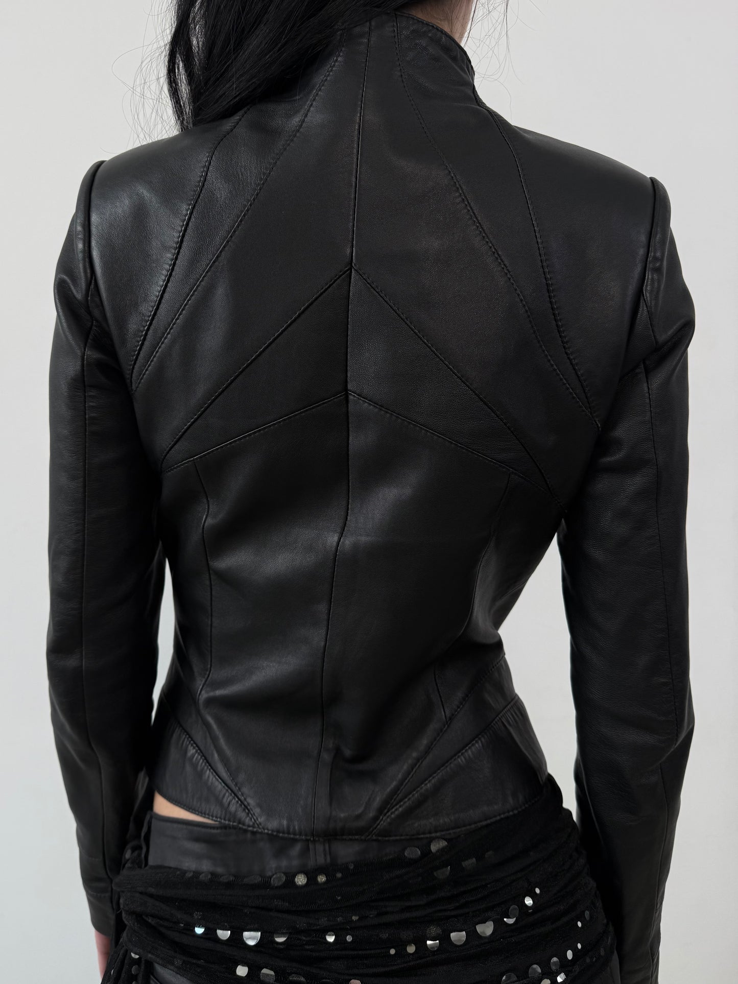 Vintage leather jacket TWINKLING GLOBAL