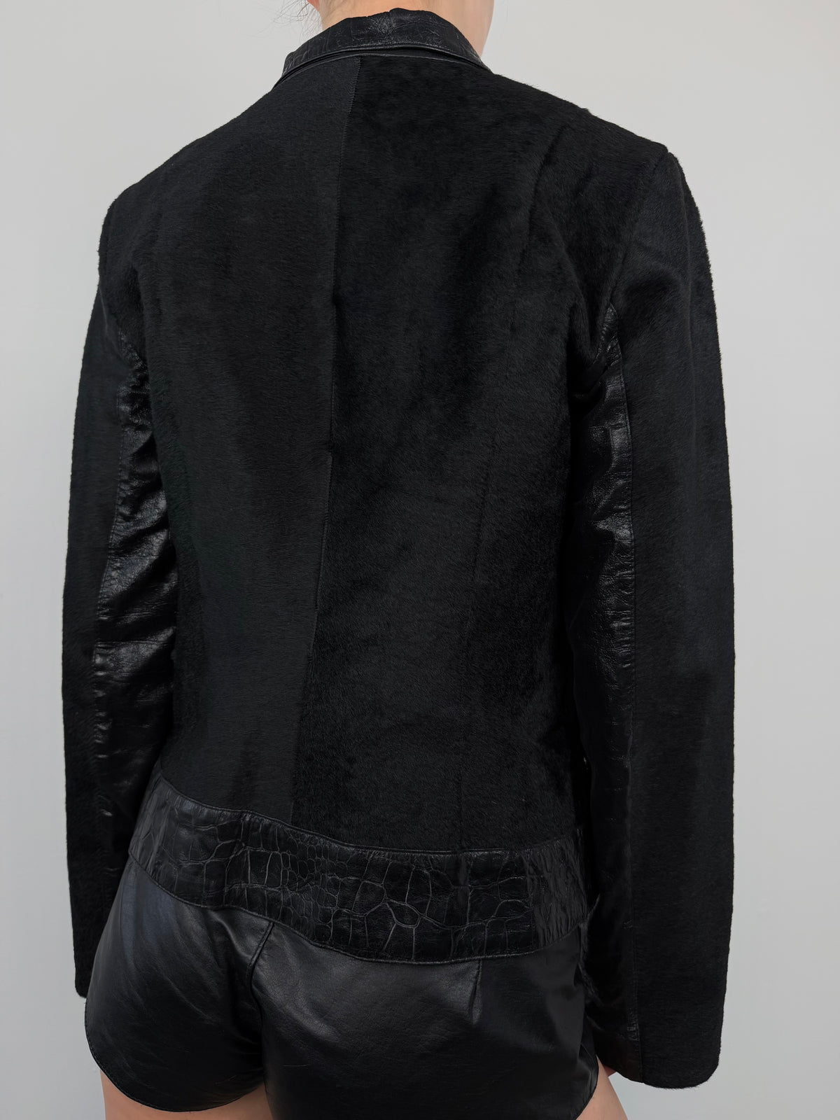 Vintage leather jacket TWINKLING GLOBAL
