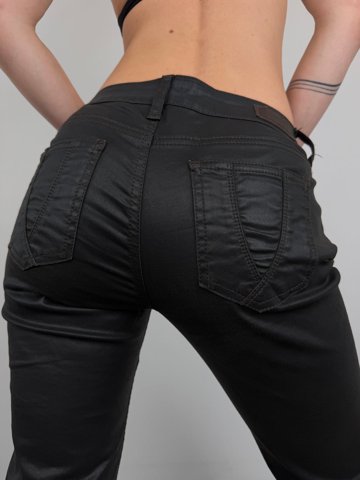 Waxed jeans TWINKLING GLOBAL
