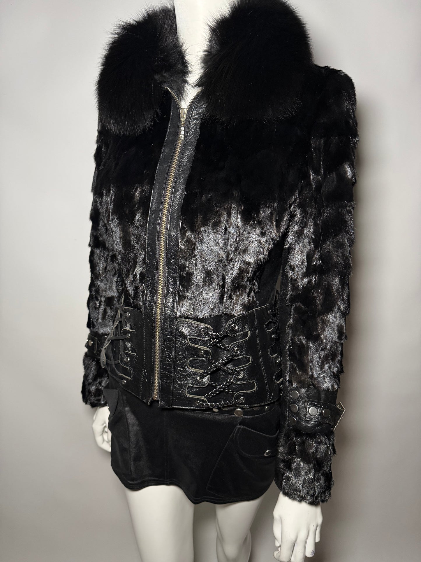 Vintage Leather Jacket TWINKLING GLOBAL