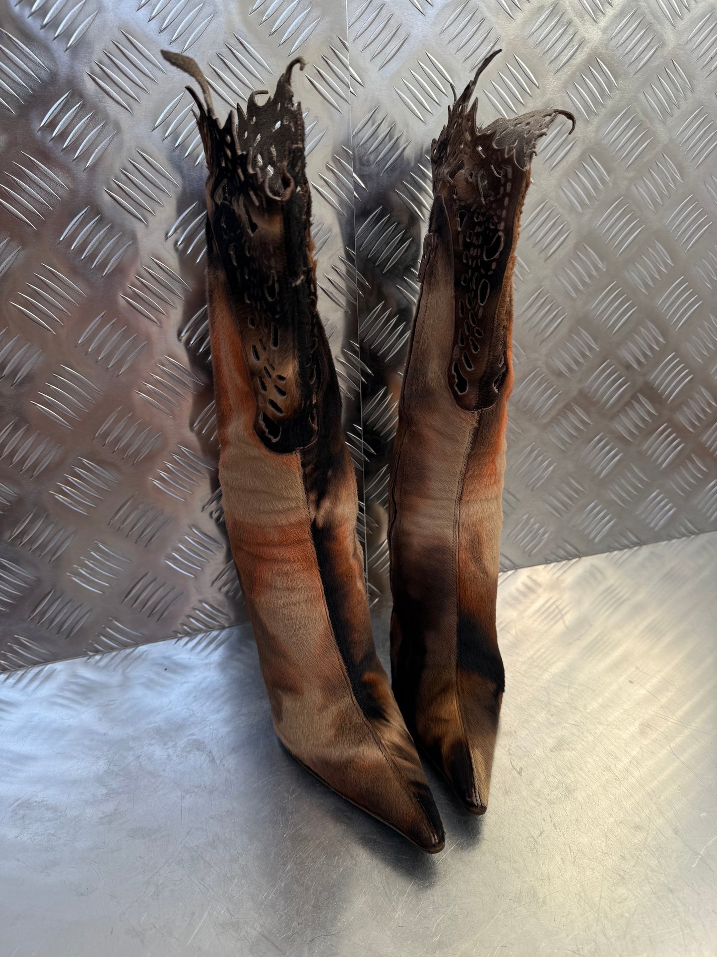 Vintage Italian leather boots Twinkling Global
