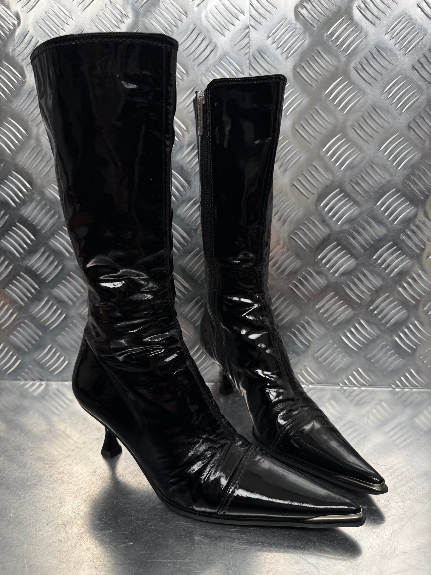 Vintage Luciano Podavan leather boots TWINKLING GLOBAL