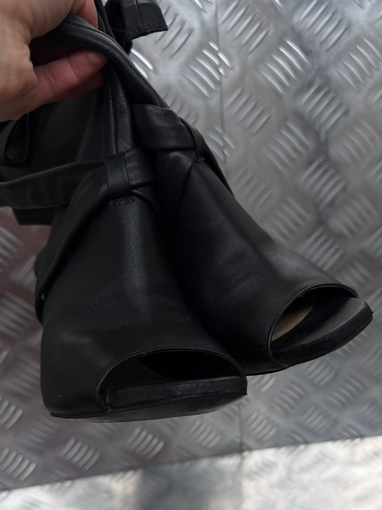 Vintage leather ankle boots TWINKLING GLOBAL
