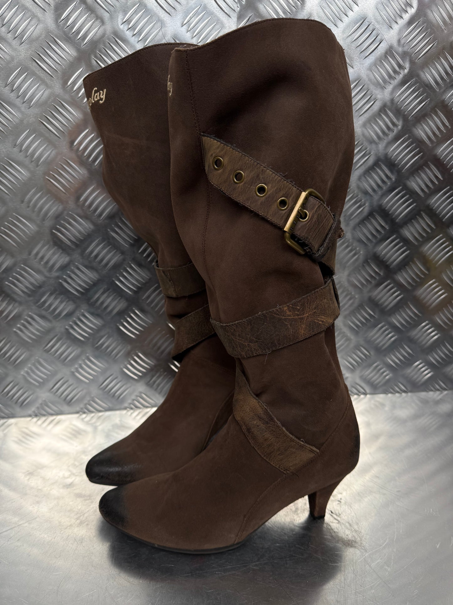Vintage Replay leather cowboy boots TWINKLING GLOBAL