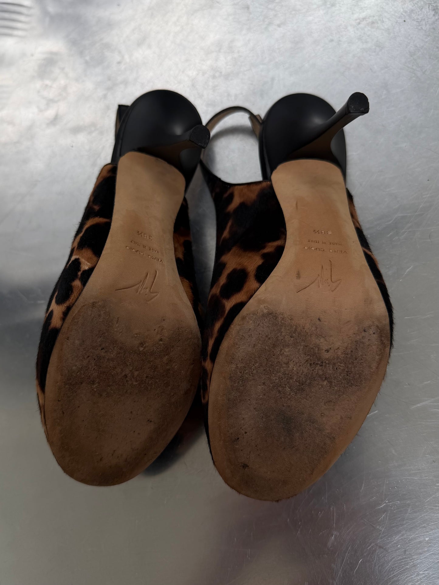 Vintage Giuseppe Zanotti leather heels TWINKLING GLOBAL