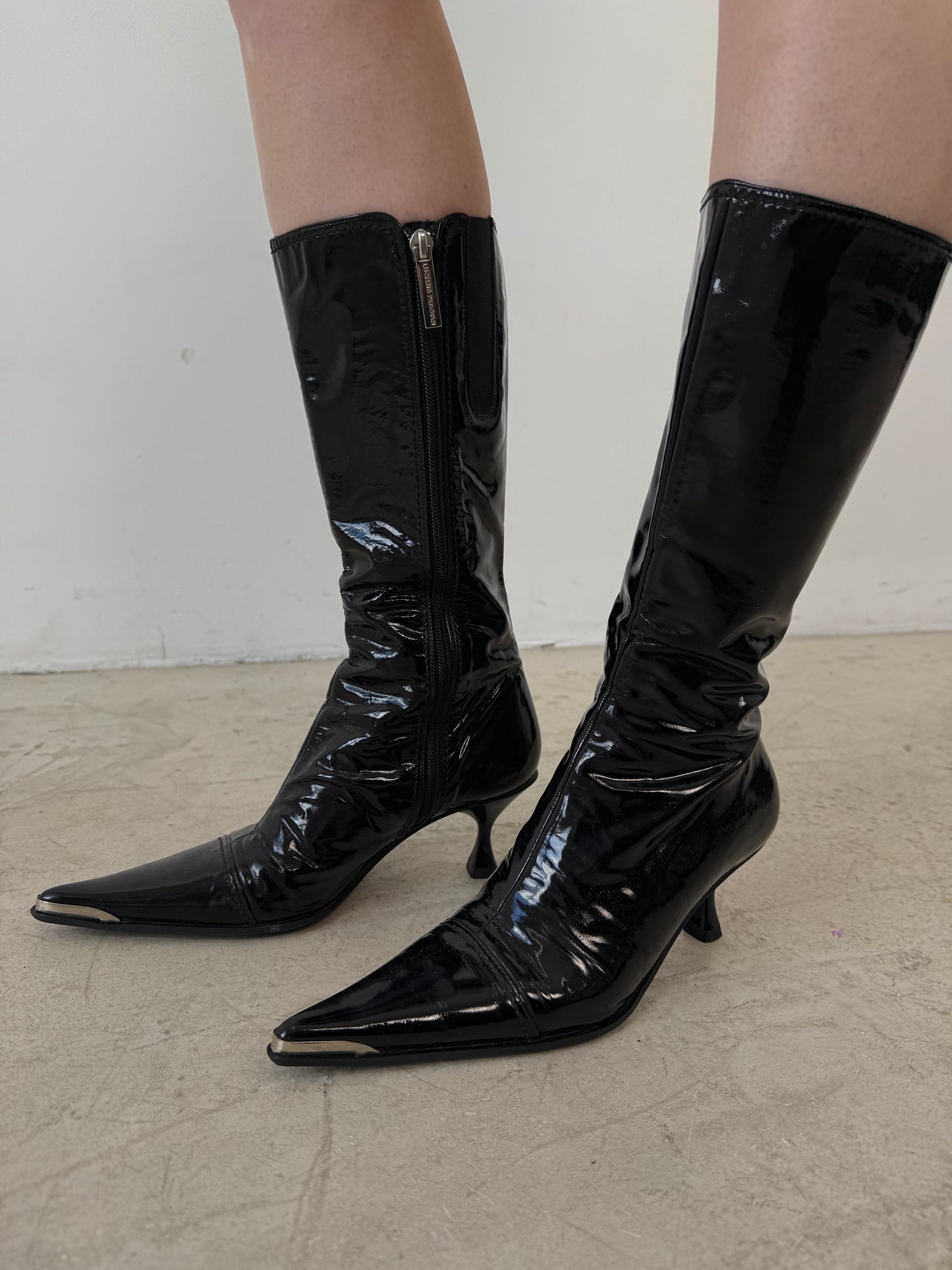 Vintage Luciano Podavan leather boots TWINKLING GLOBAL