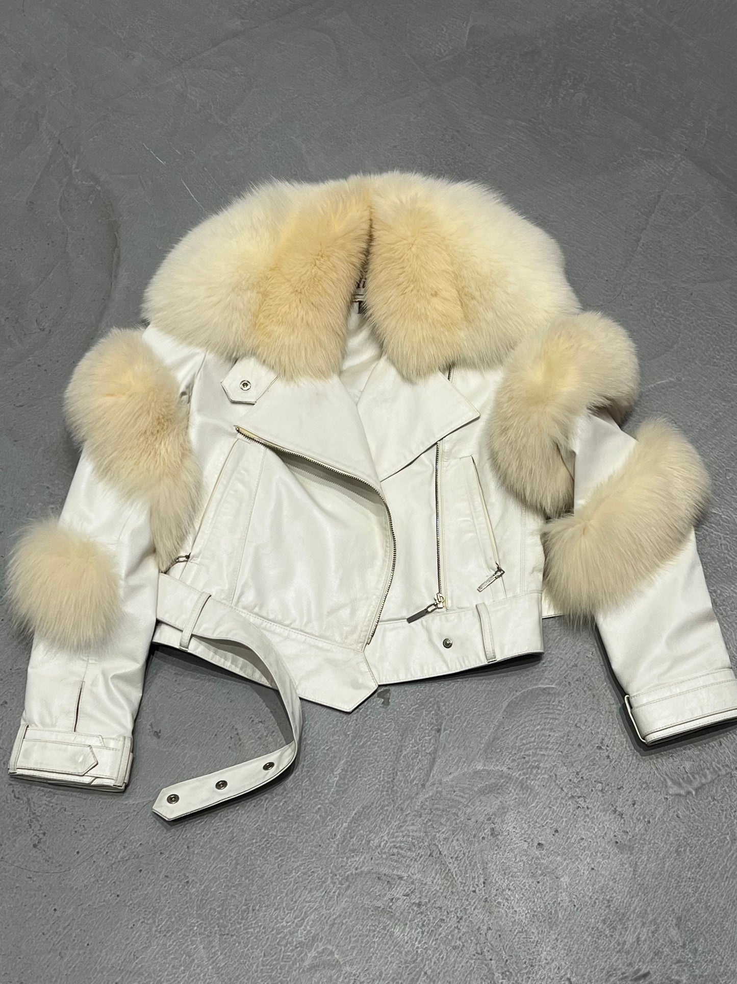 Vintage leather jacket TWINKLING GLOBAL