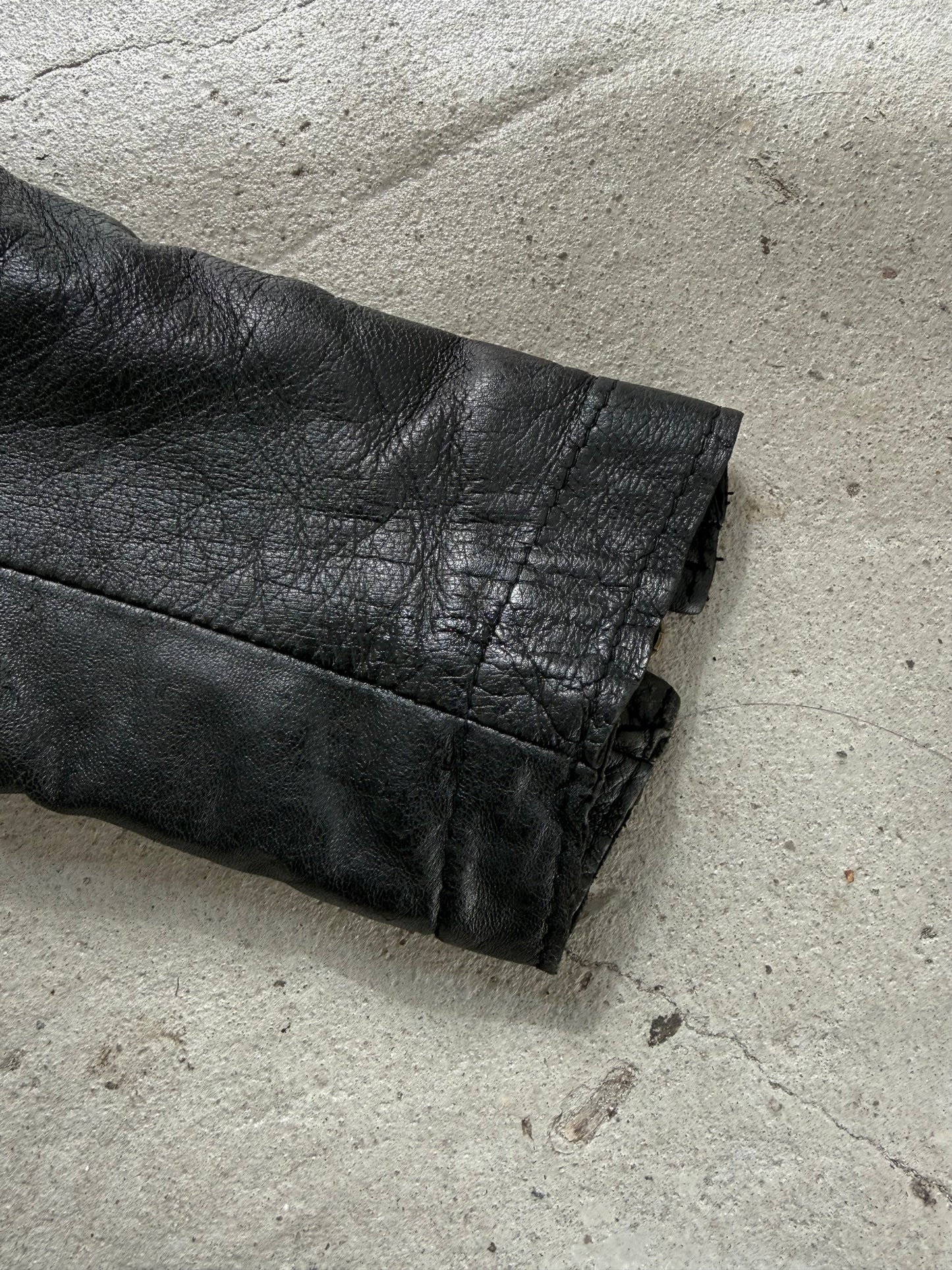 Vintage leather jacket TWINKLING GLOBAL