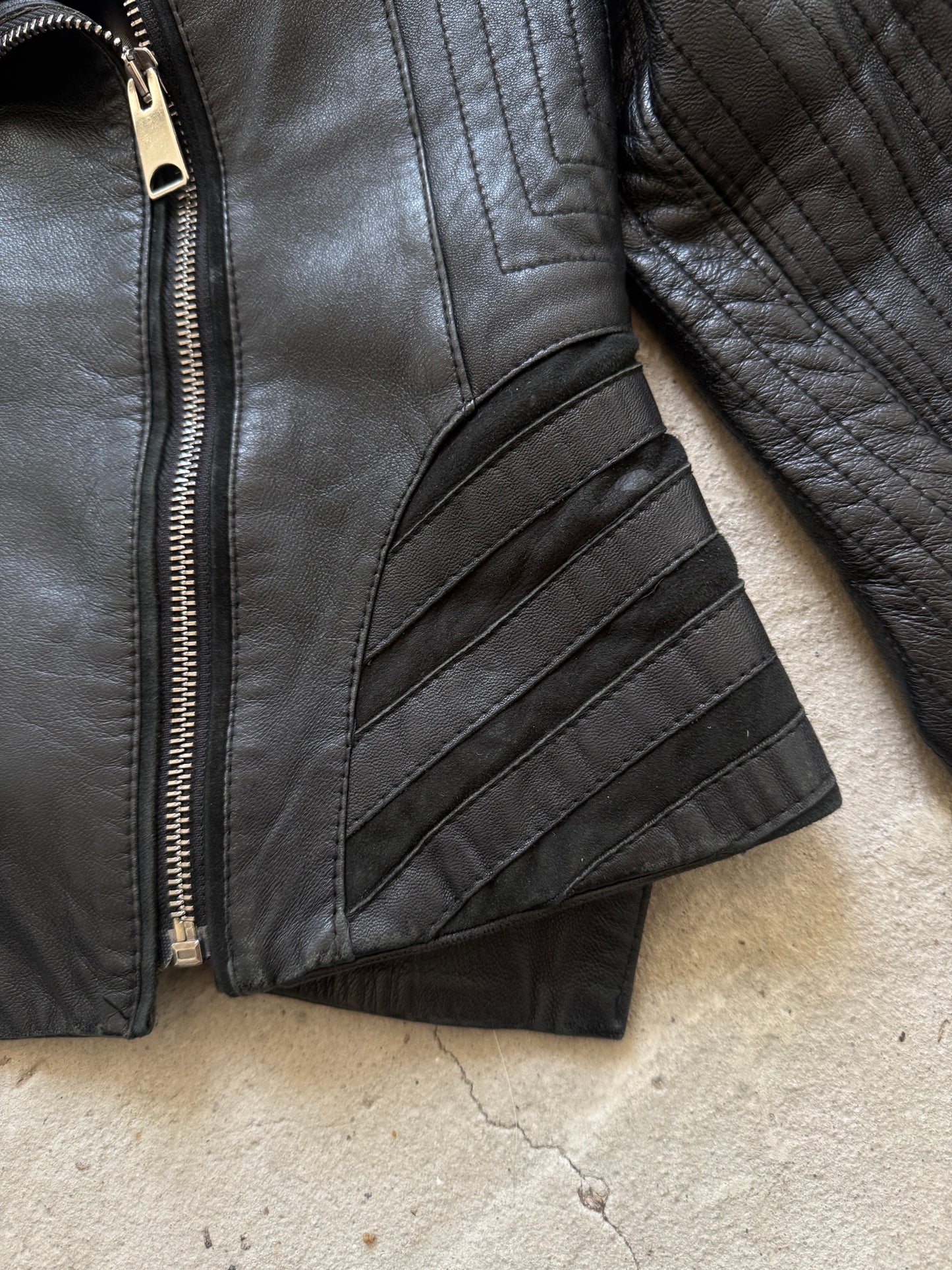 Vintage leather jacket TWINKLING GLOBAL