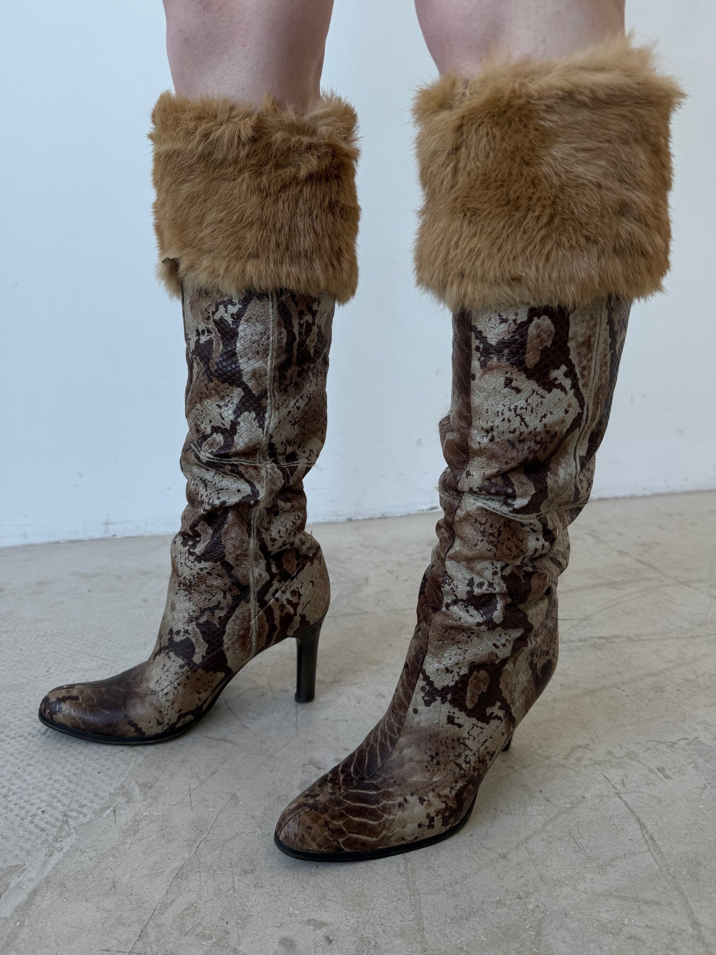 Vintage leather boots TWINKLING GLOBAL